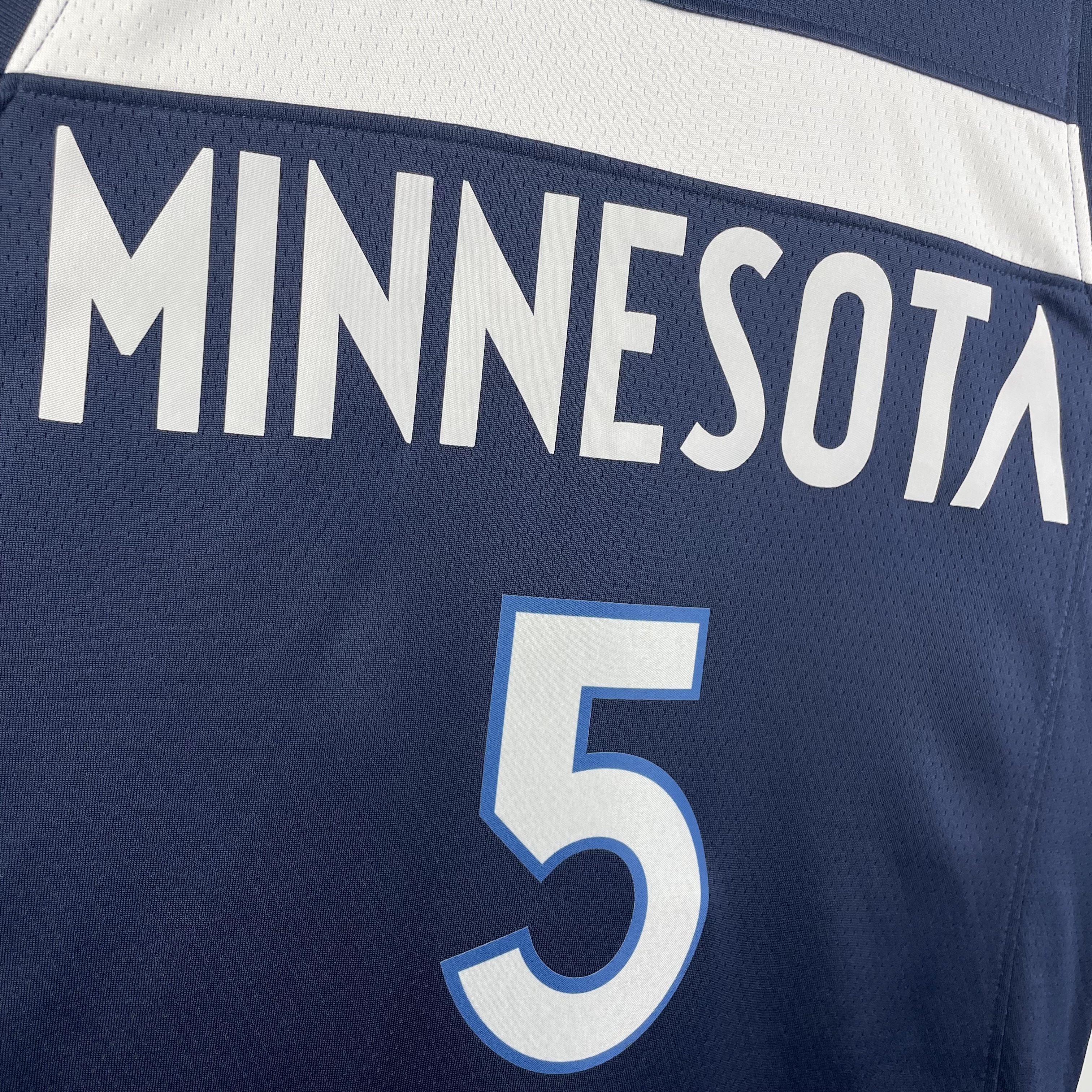 NBA Men 2023 Minnesota Timberwolves Blue #5 EDWARDS Jersey High Quality Name and Number Print - leoleo123123