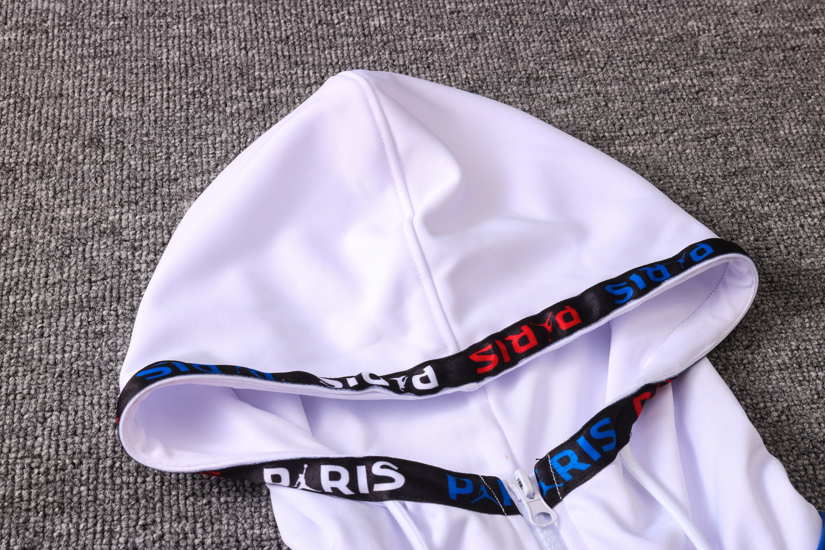 20-21 PSG Jordan White JacketTracksuit with Cap Thai Quality - leoleo123123