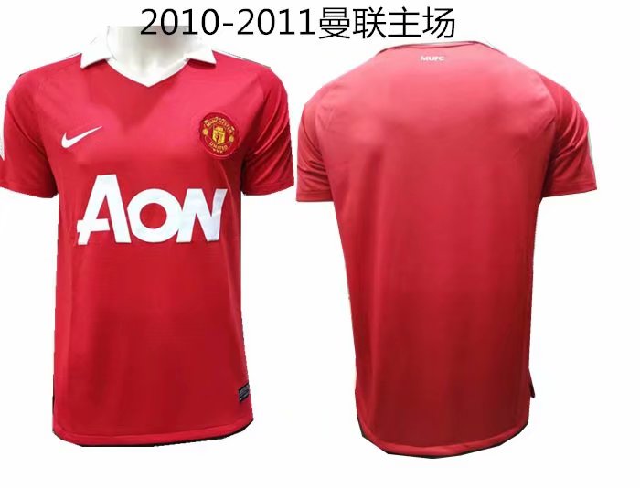 10-11 Man United Home Retro Jersey - leoleo123123