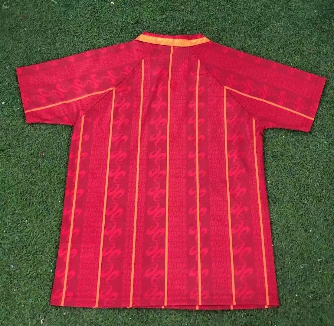96/97 Roma Home Retro Jersey - leoleo123123
