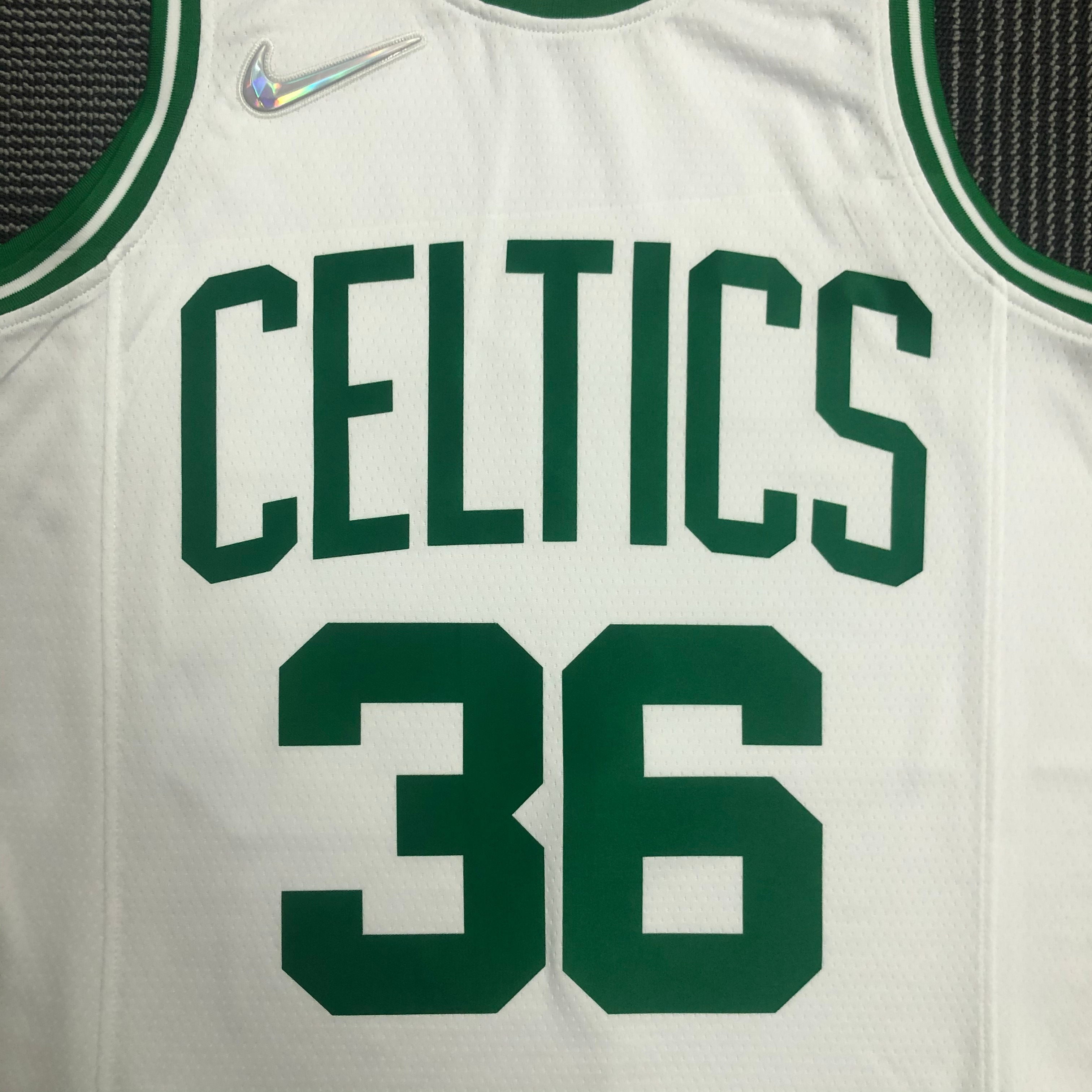NBA 75th Anniversary Boston Celtics White #36 SMART Jersey High Quality Name and Number Print - leoleo123123