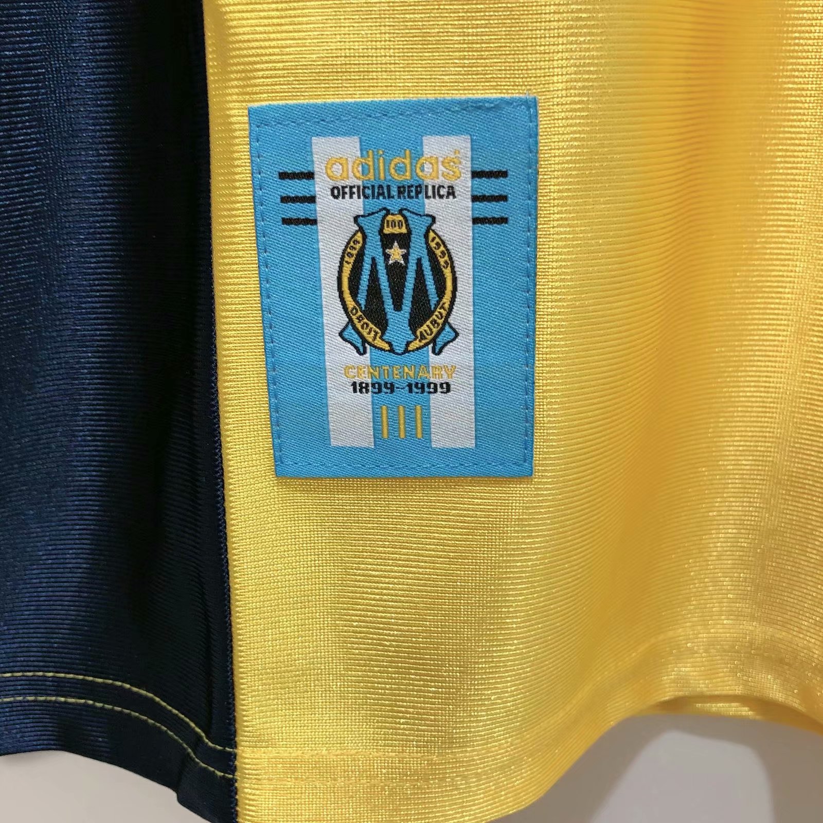 98-99 Marseille Gold Retro Jersey - leoleo123123