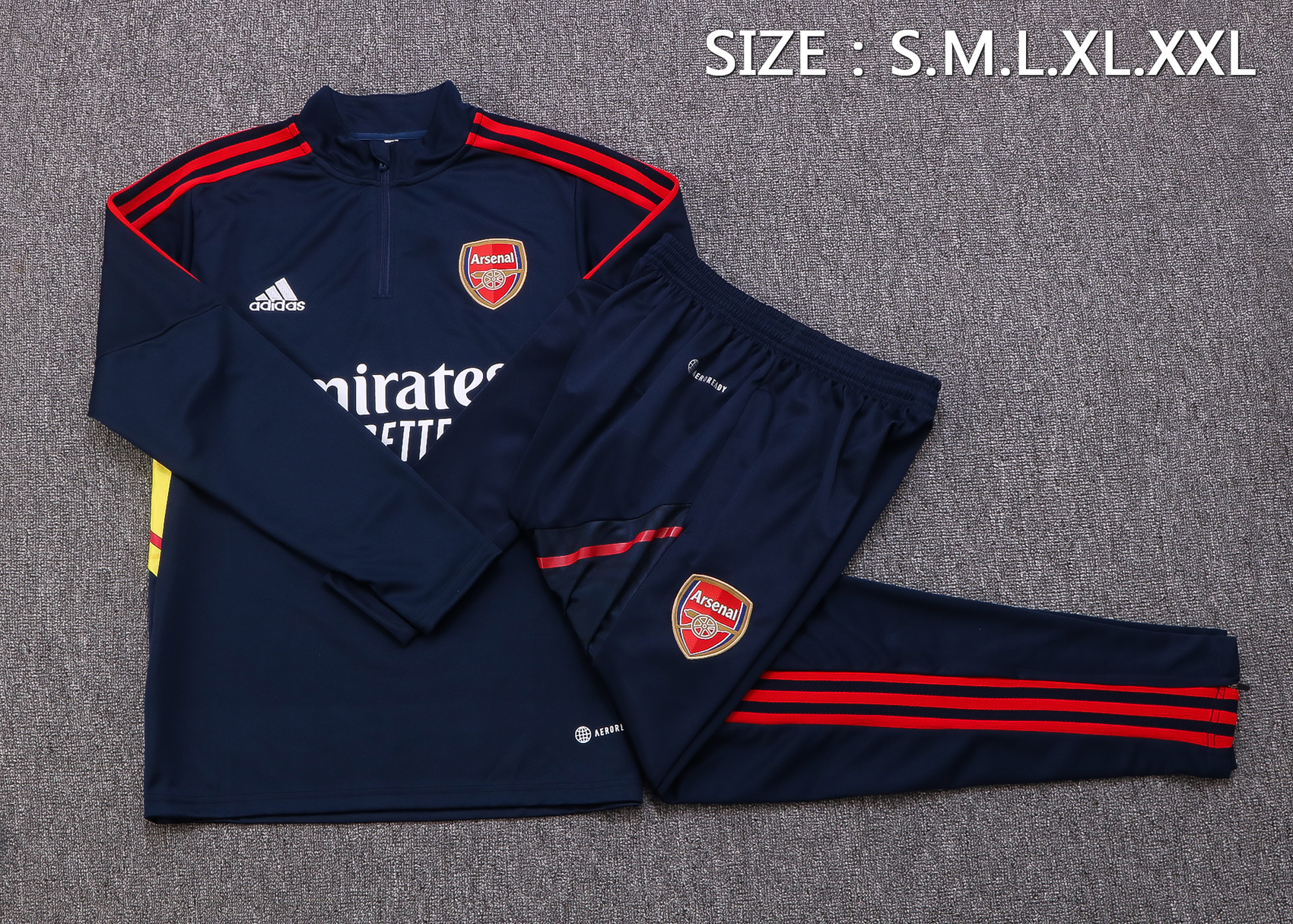 22-23 Arsenal Dark Blue Sweater Tracksuit Thai Quality - leoleo123123