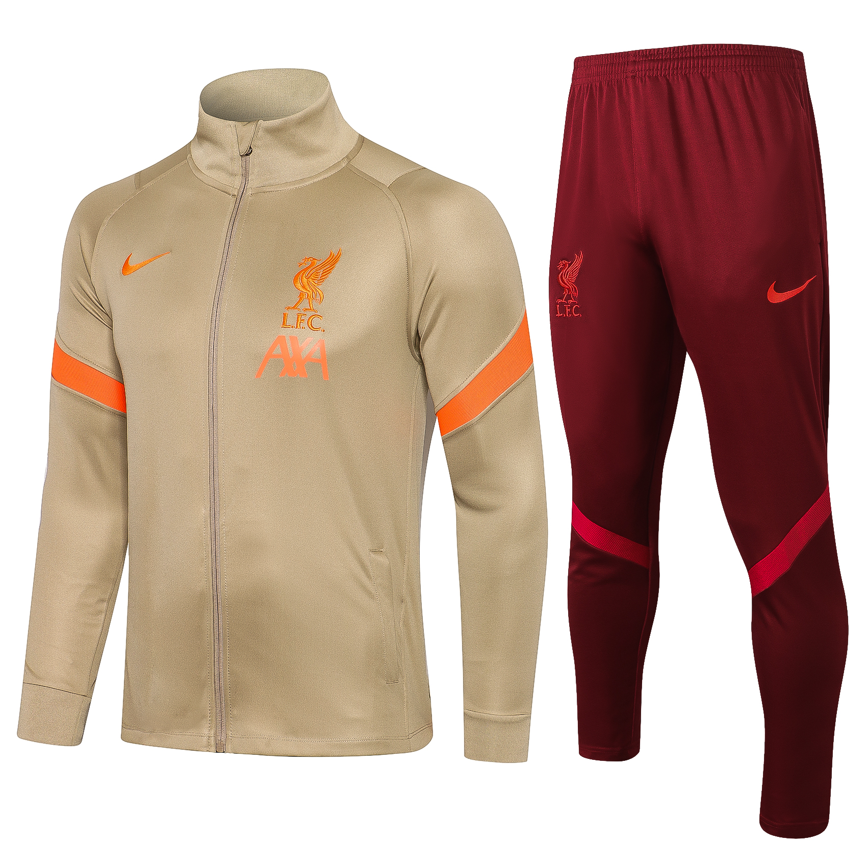 21/22 Liverpool Gold Jacket Tracksuit Thai Quality - leoleo123123