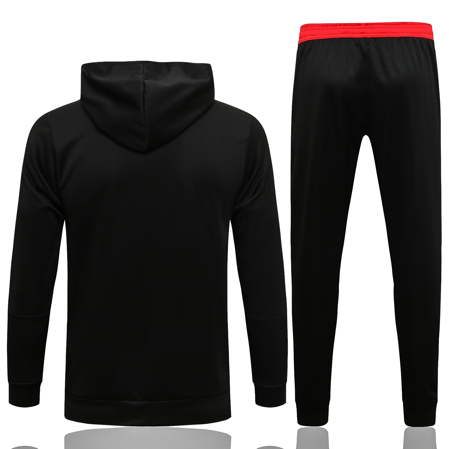 21/22 Man United Black Jacket Tracksuit with Cap Thai Quality - leoleo123123