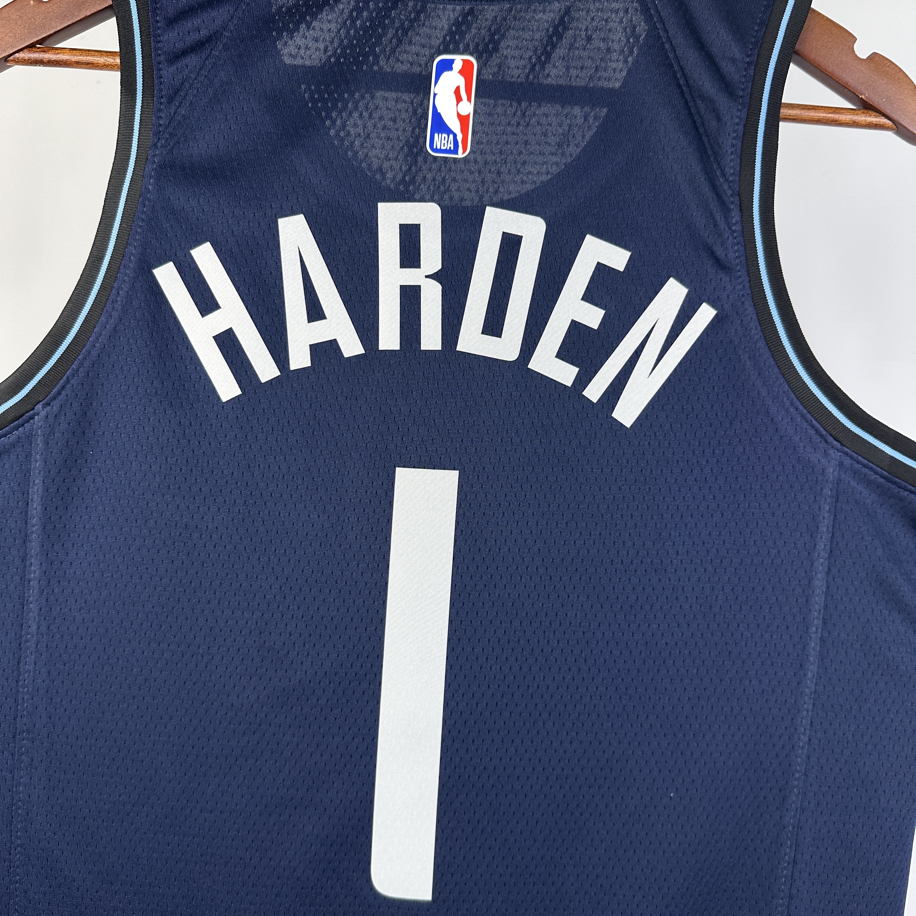 NBA Season 2024 Men Los Angeles Clippers Navy #1 HARDEN Jersey High Quality Name and Number Print - leoleo123123