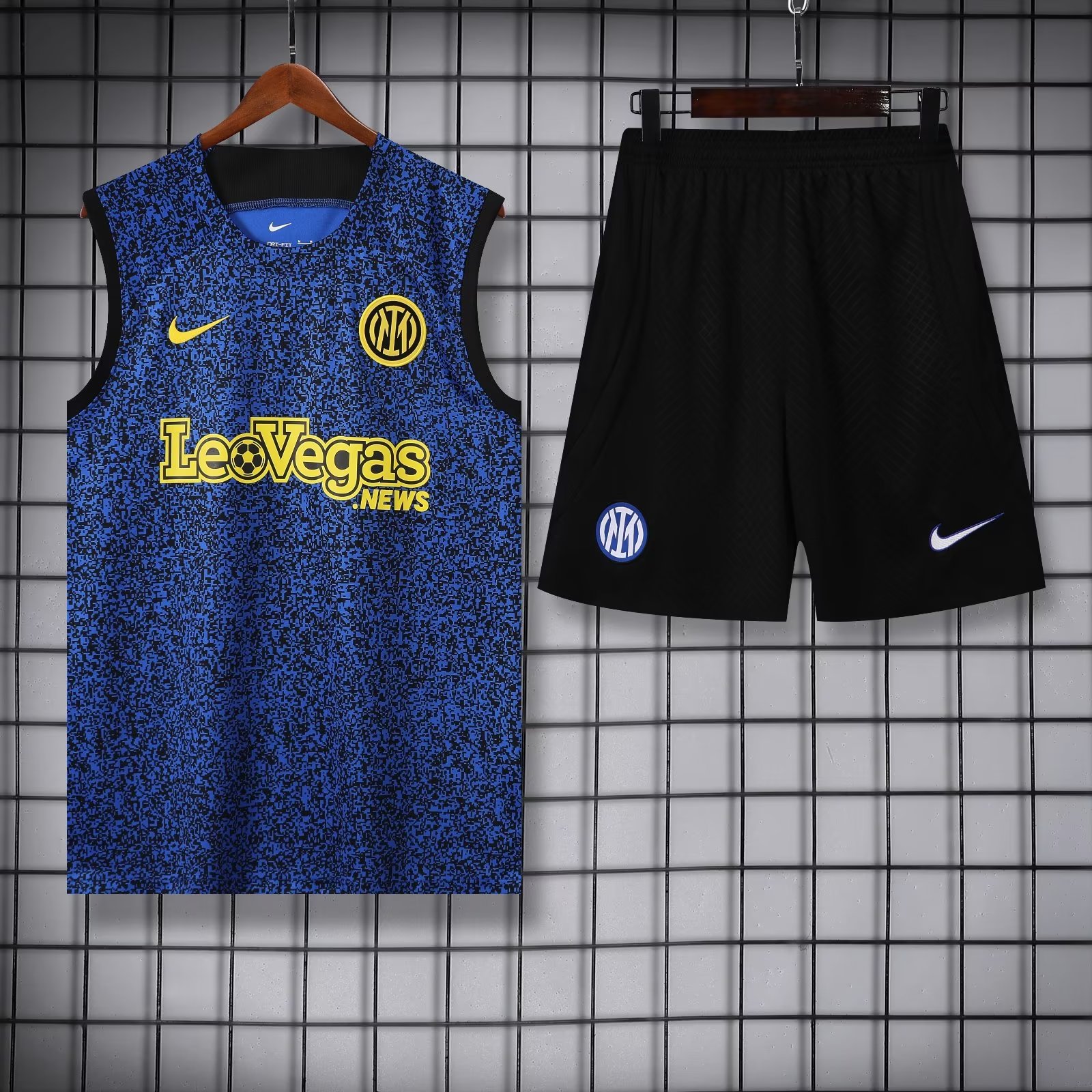 23/24 Inter Milan Blue Vest Training suit - leoleo123123