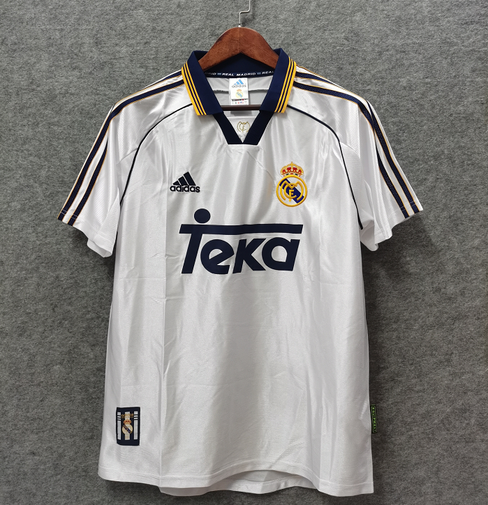 98-00 Real Madrid Home Retro Jersey - leoleo123123