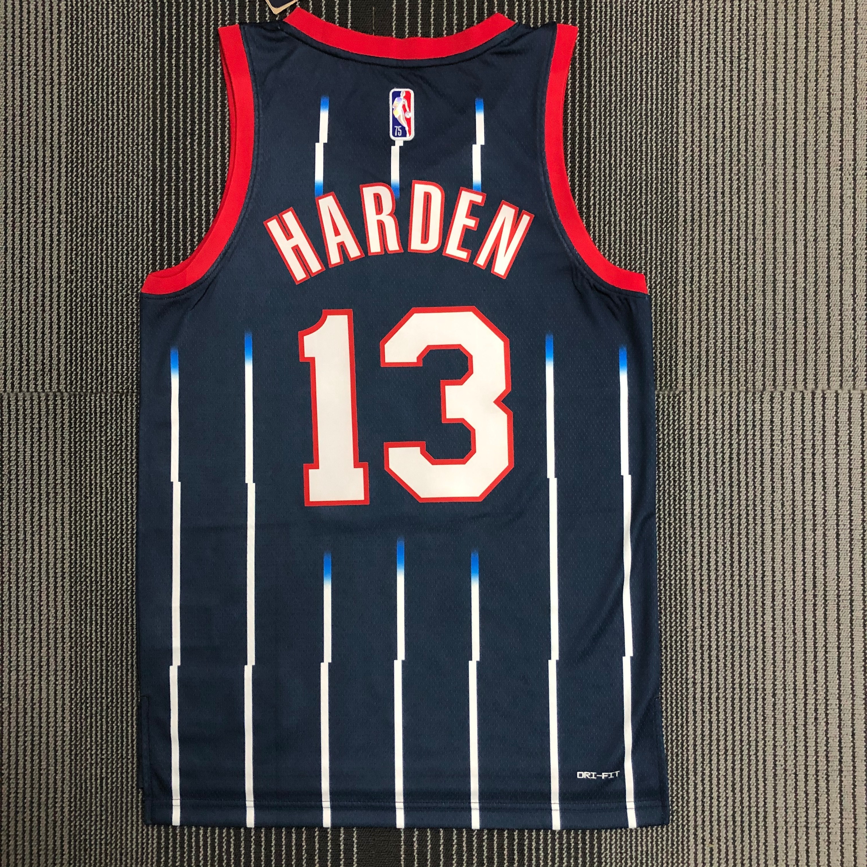 NBA Men Season 2022 Houston Rockets Blue #13 HARDEN Jersey High Quality Name and Number Print - leoleo123123