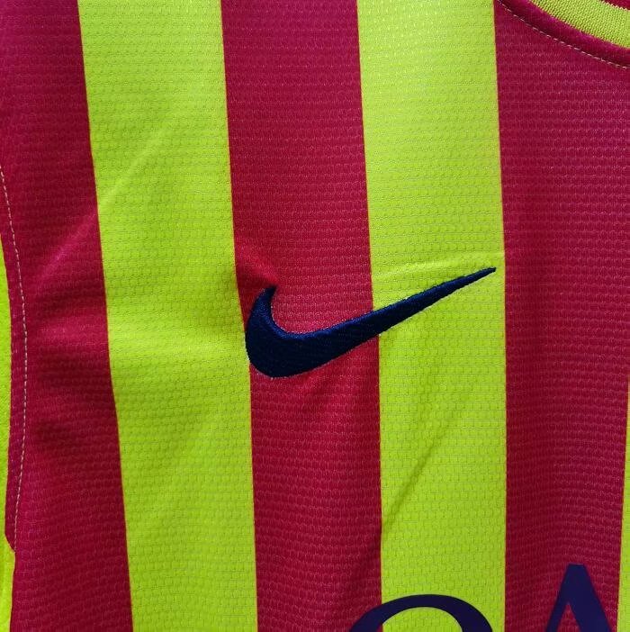 13-14 Barcelona Away Retro Jersey - leoleo123123