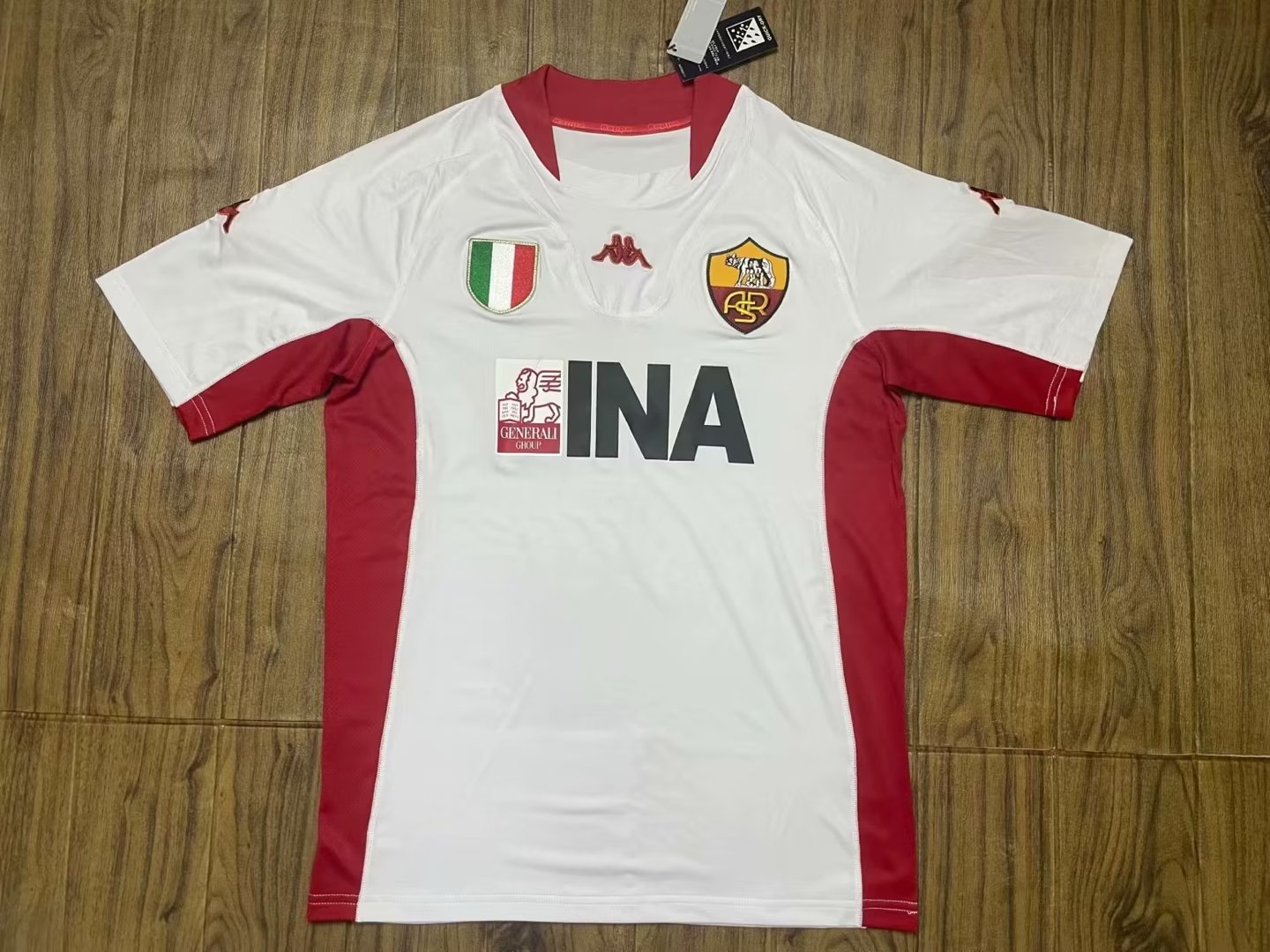 01/02 Roma Away Retro Jersey - leoleo123123