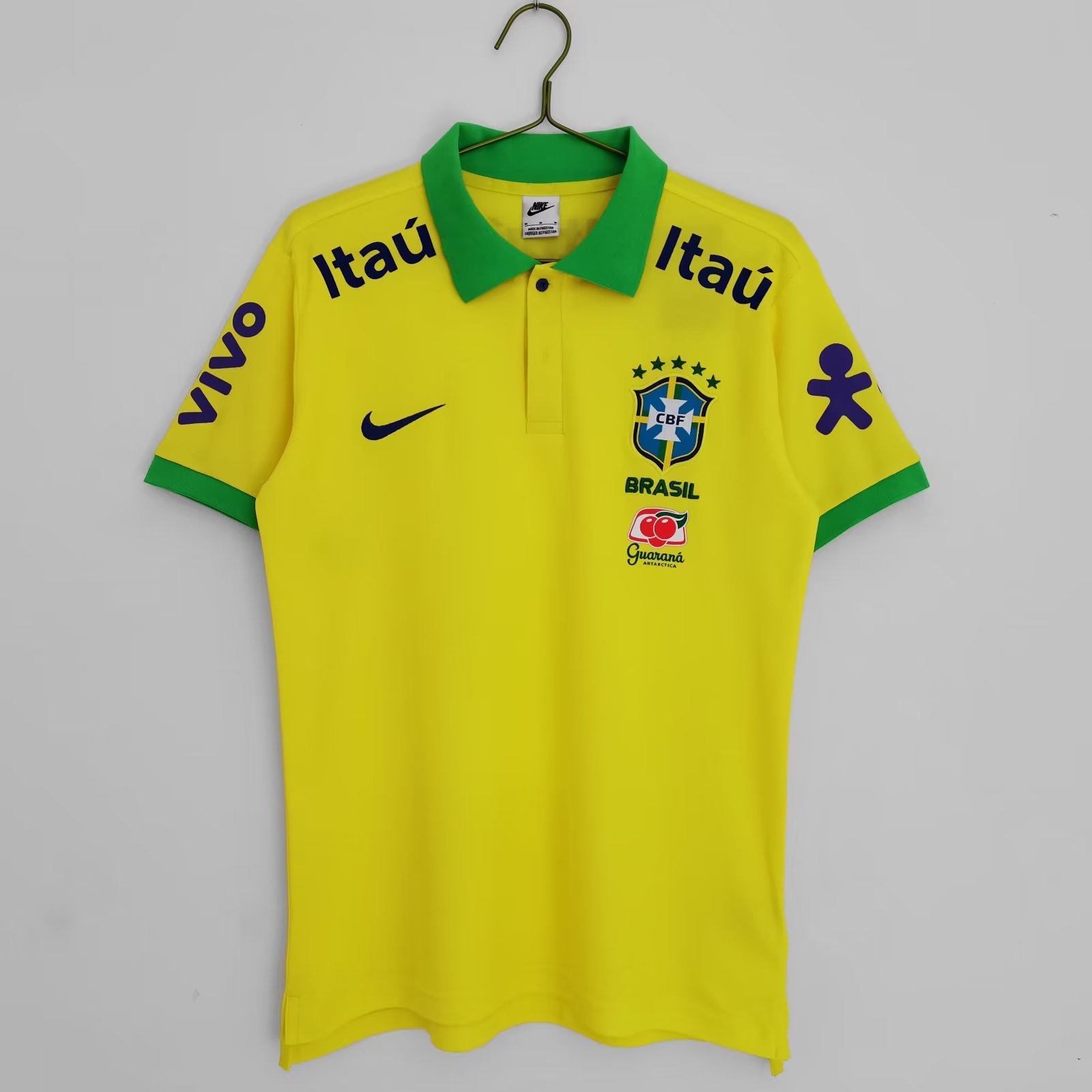22/23 Brazil Yellow Polo Jersey Thai Quality - leoleo123123