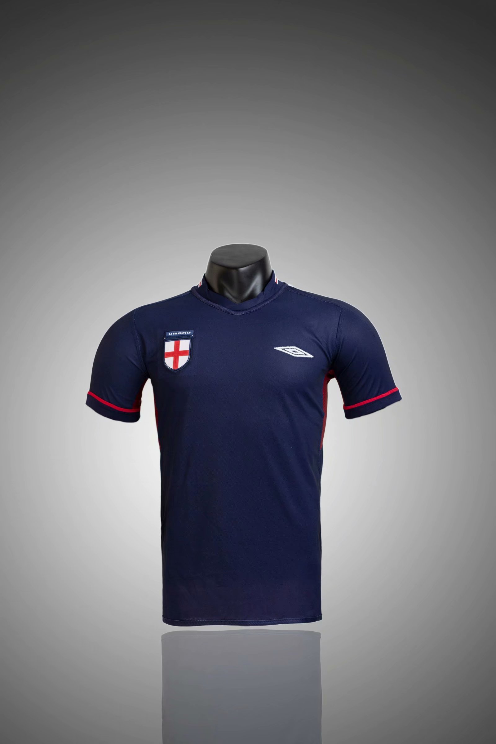 2002 England Away Retro Jersey ( Double Sides To Wear) - leoleo123123
