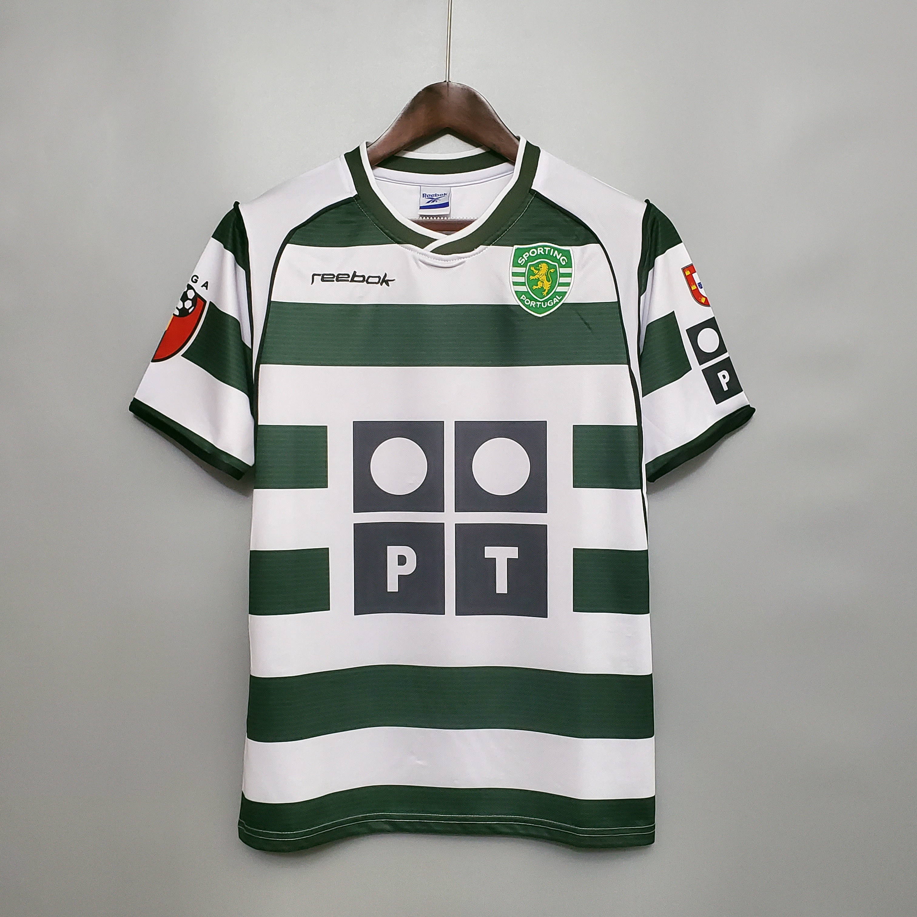 01-03 Sporting Lisbon Home Retro Jersey Thai Quality - leoleo123123