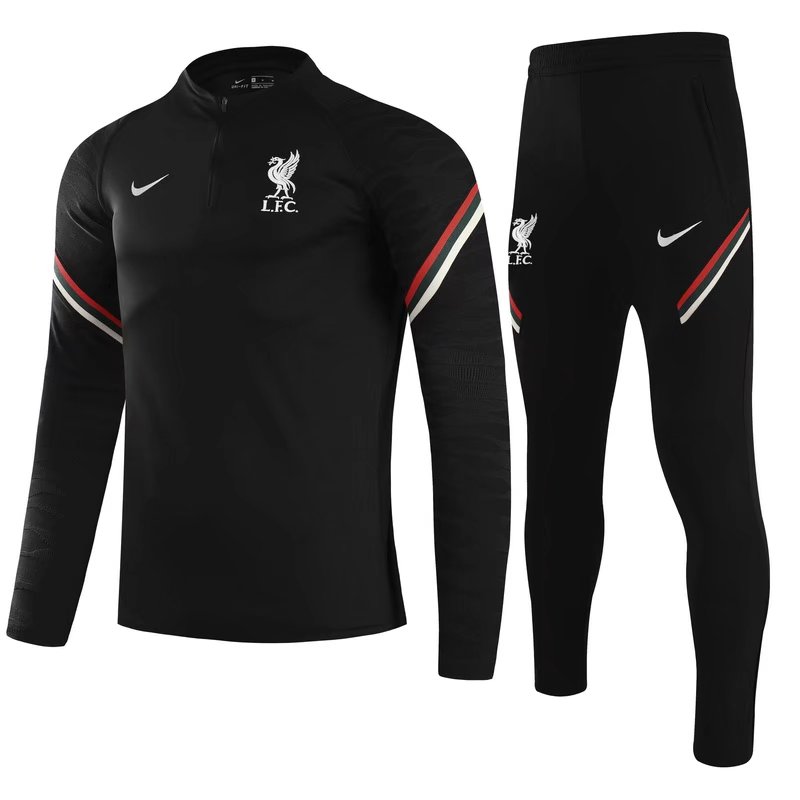 21/22 Liverpool Kids Black Sweater Tracksuit Thai Quality - leoleo123123