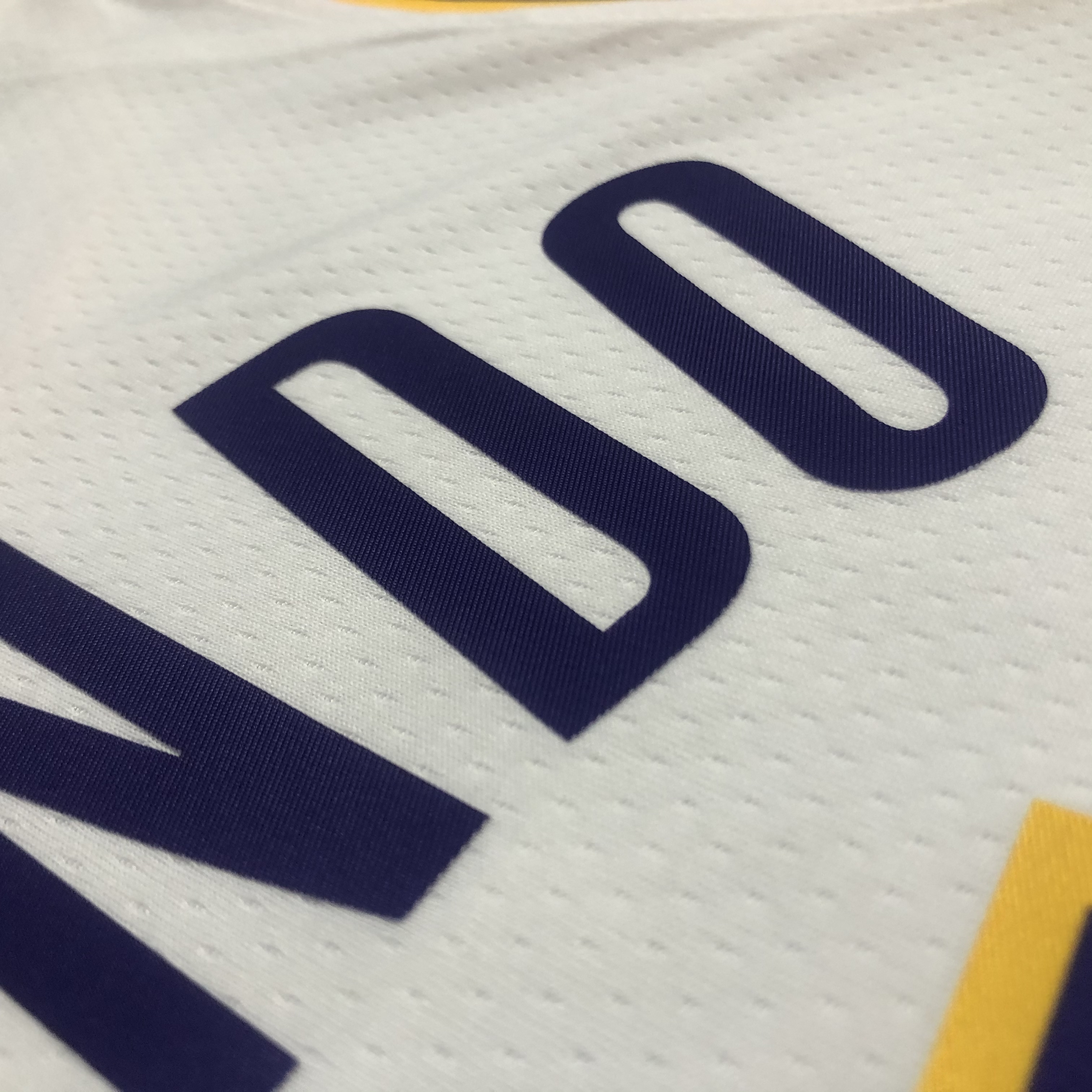 NBA Men Los Angeles Lakers #4 RONDO Retro White Round Neck Jersey High Quality Name and Number Print - leoleo123123