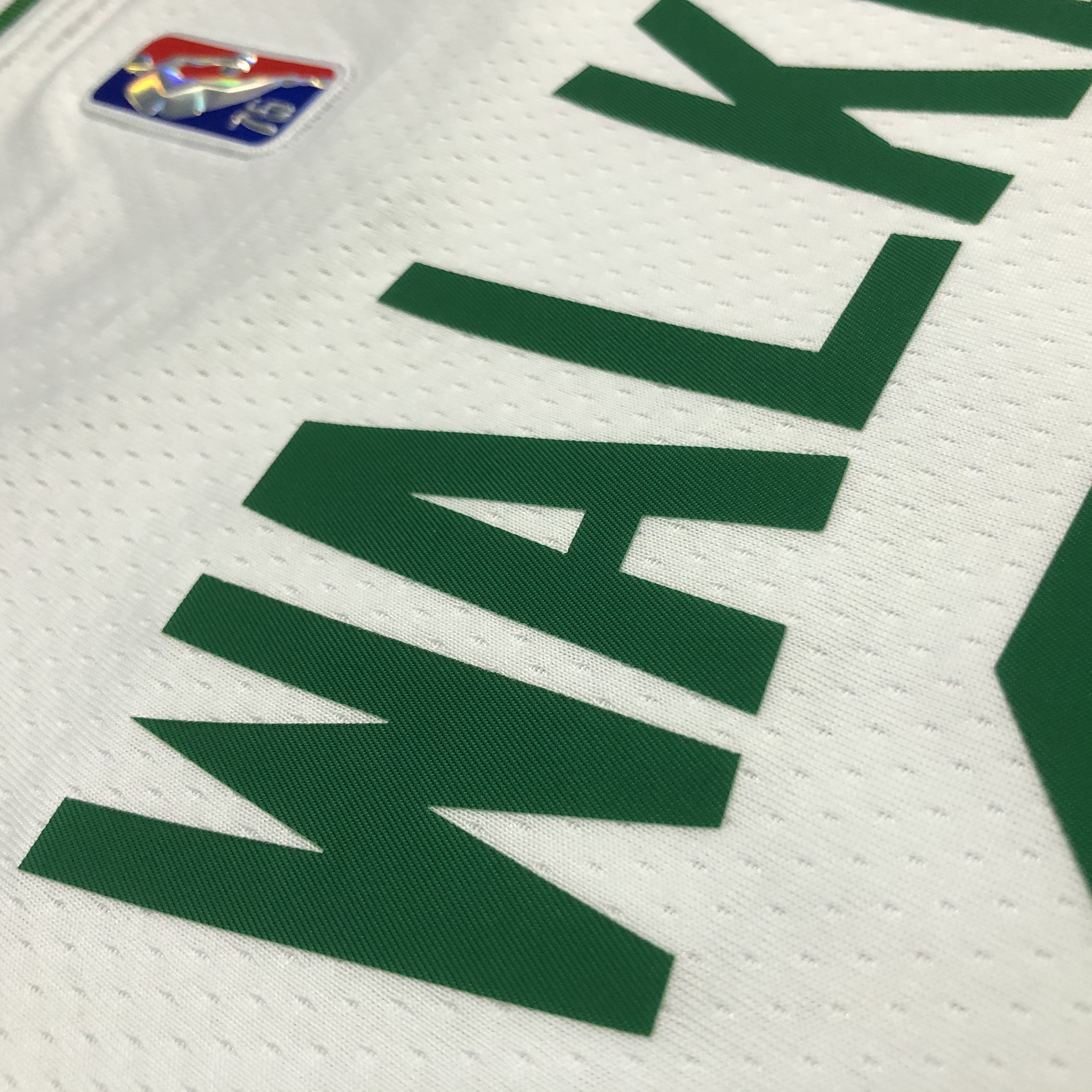 NBA 75th Anniversary Boston Celtics White #8 WALKER Jersey High Quality Name and Number Print - leoleo123123