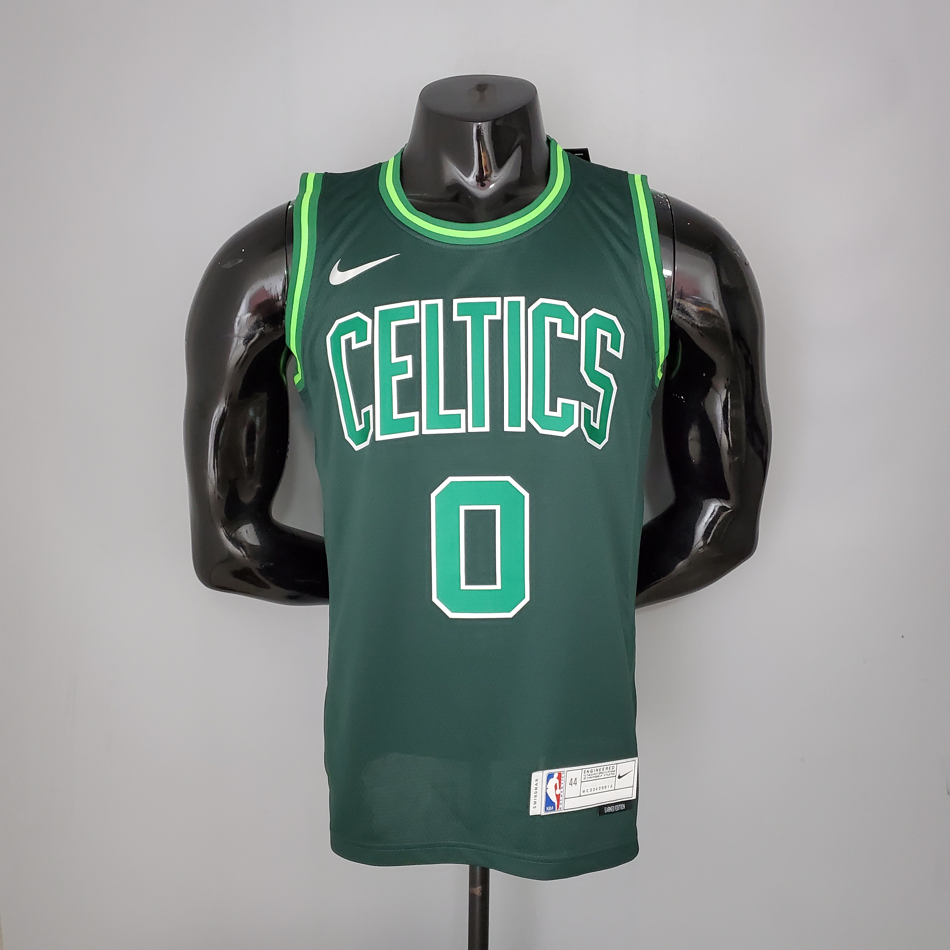 NBA Season 2021 Boston Celtics Dark Green Rewarding Version #0 TATUM Jersey High Quality Name and Number Print - leoleo123123