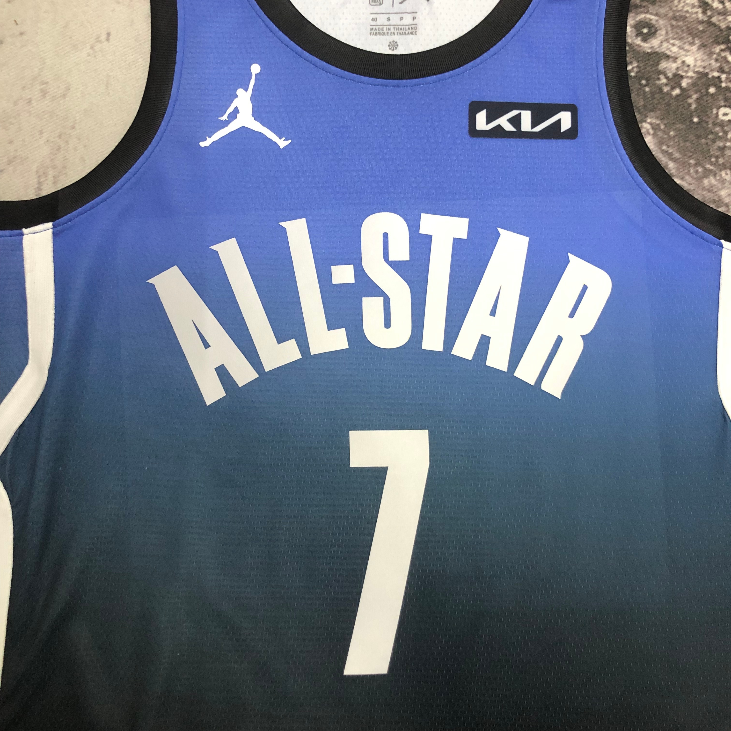 NBA Men Season 2023 Boston Celtics All Star Blue #7 BROWN Jersey High Quality Name and Number Print - leoleo123123