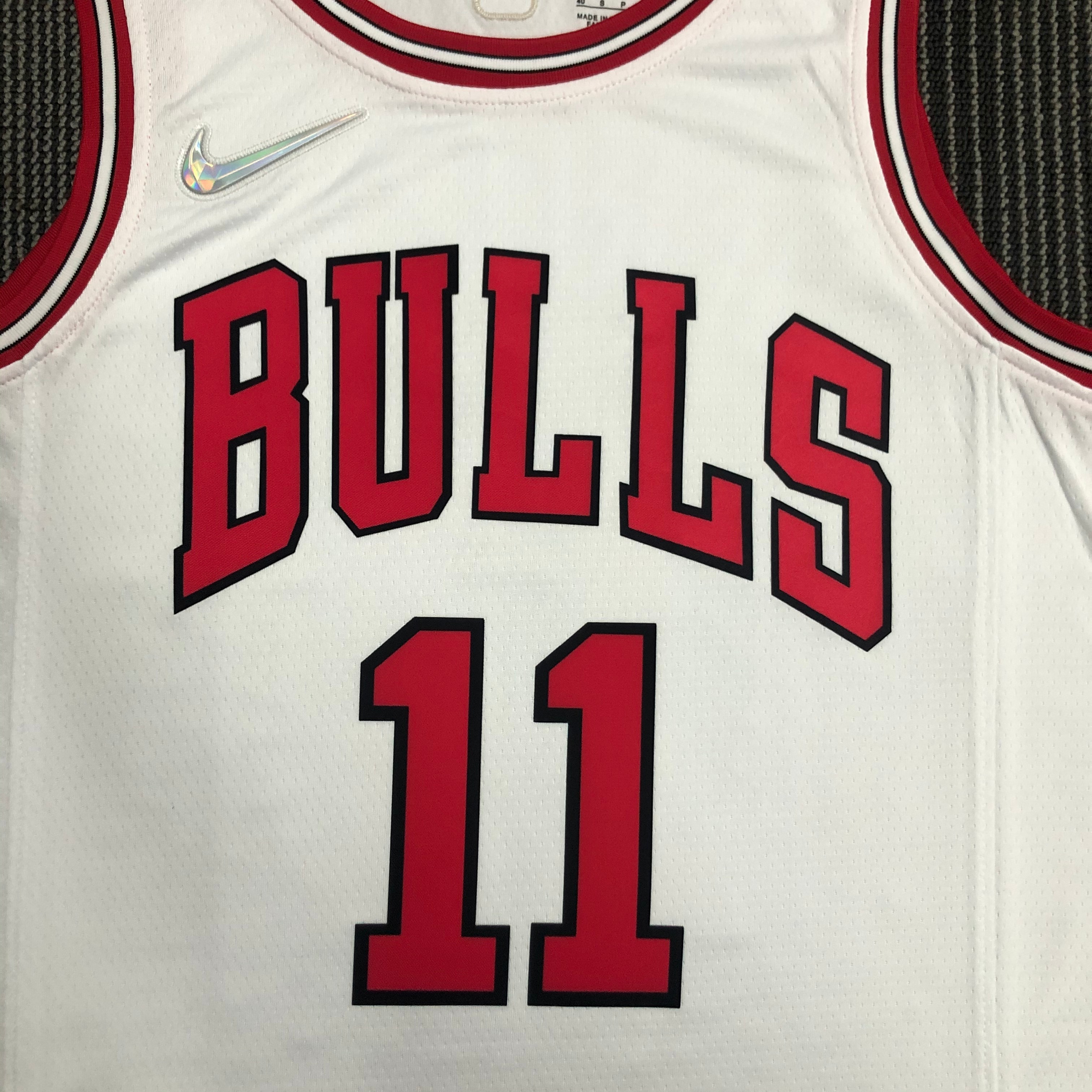 NBA Men 75th Anniversary Chicago Bulls White #11 DEROZAN Jersey High Quality Name and Number Print - leoleo123123