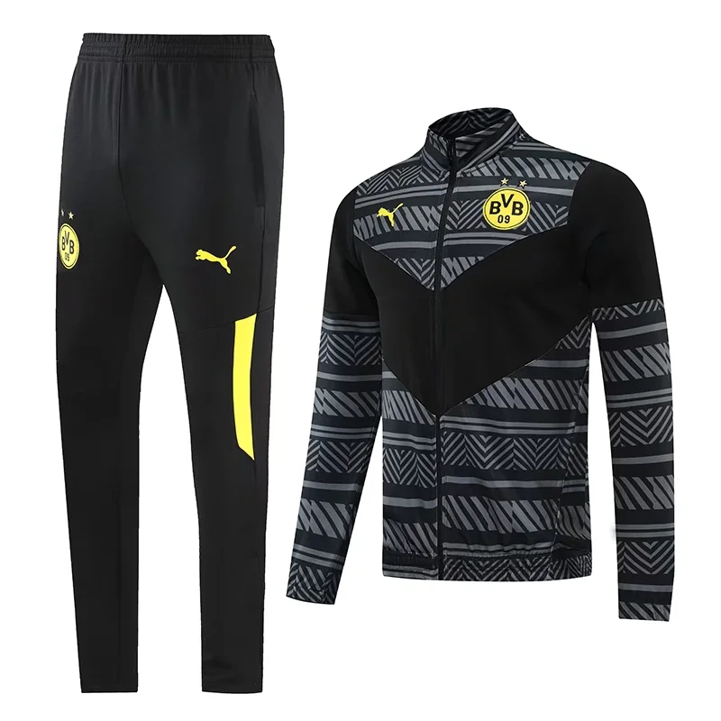 22-23 Dortmund Black Jacket Tracksuit Thai Quality - leoleo123123