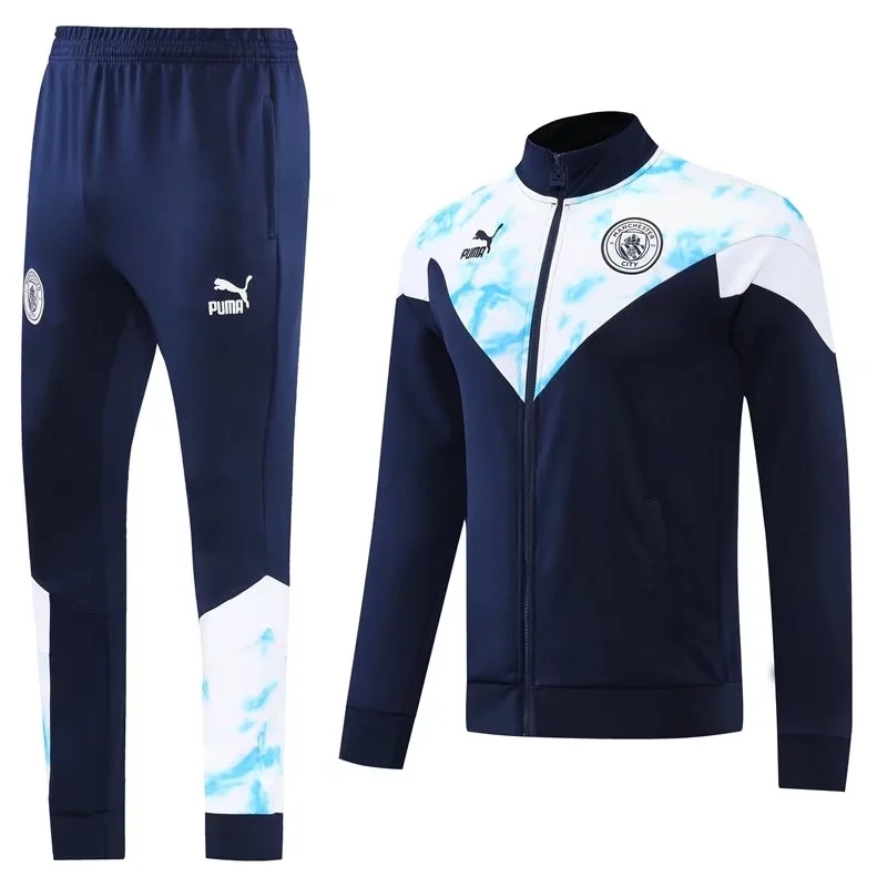 22-23 Man City Dark Blue Jacket Tracksuit Thai Quality - leoleo123123