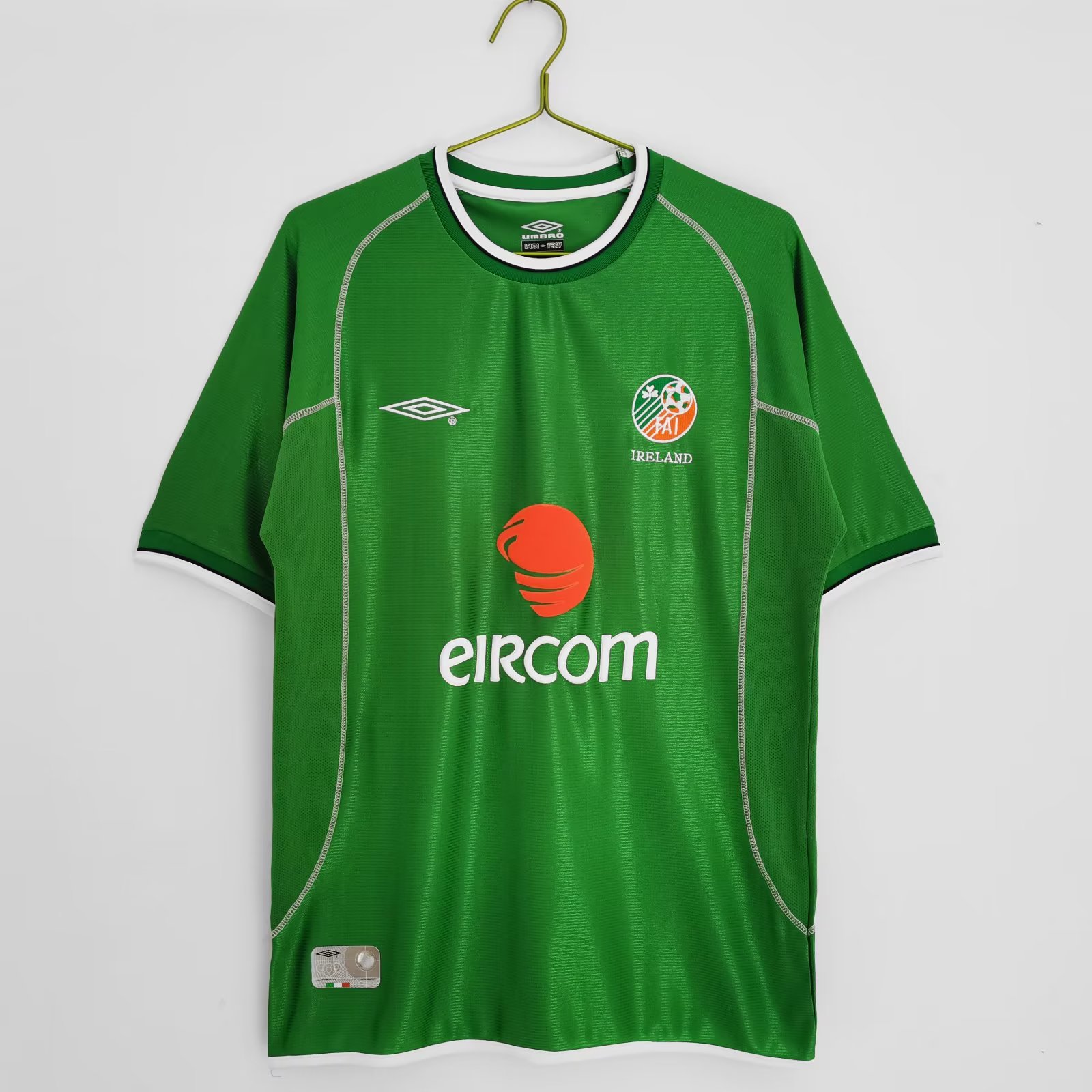 2002 Ireland Home Retro Jersey - leoleo123123