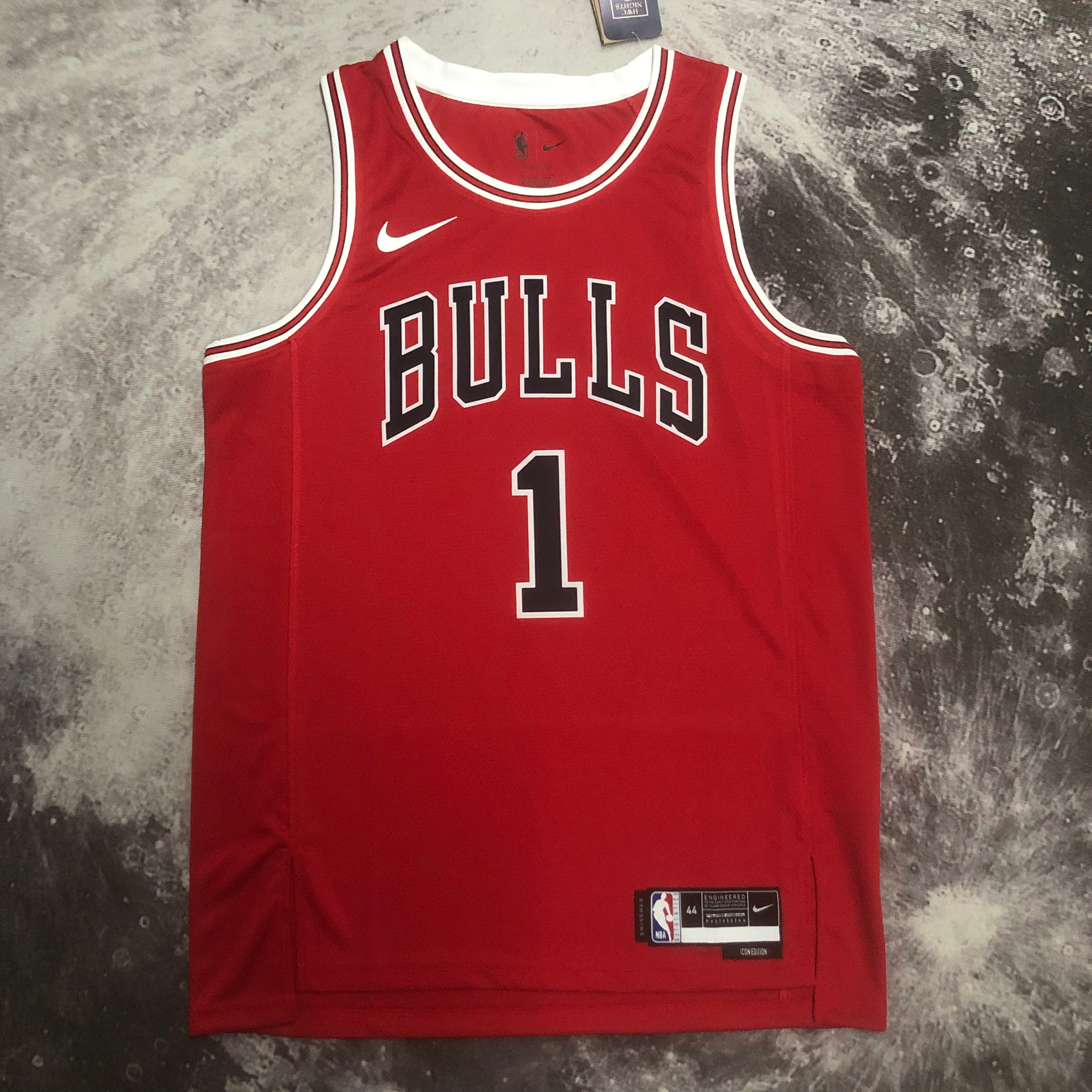 NBA Men 2023 Chicago Bulls Red #1 ROSE Jersey High Quality Name and Number Print - leoleo123123