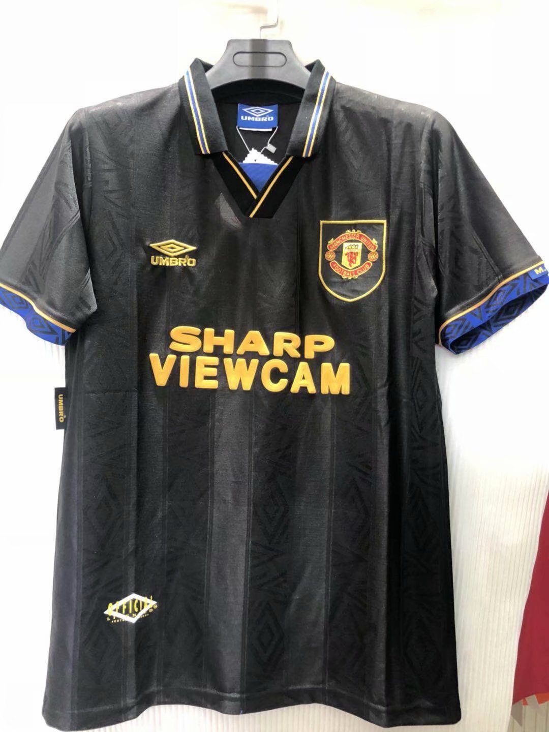 93-94 Man United Away Retro Jersey - leoleo123123