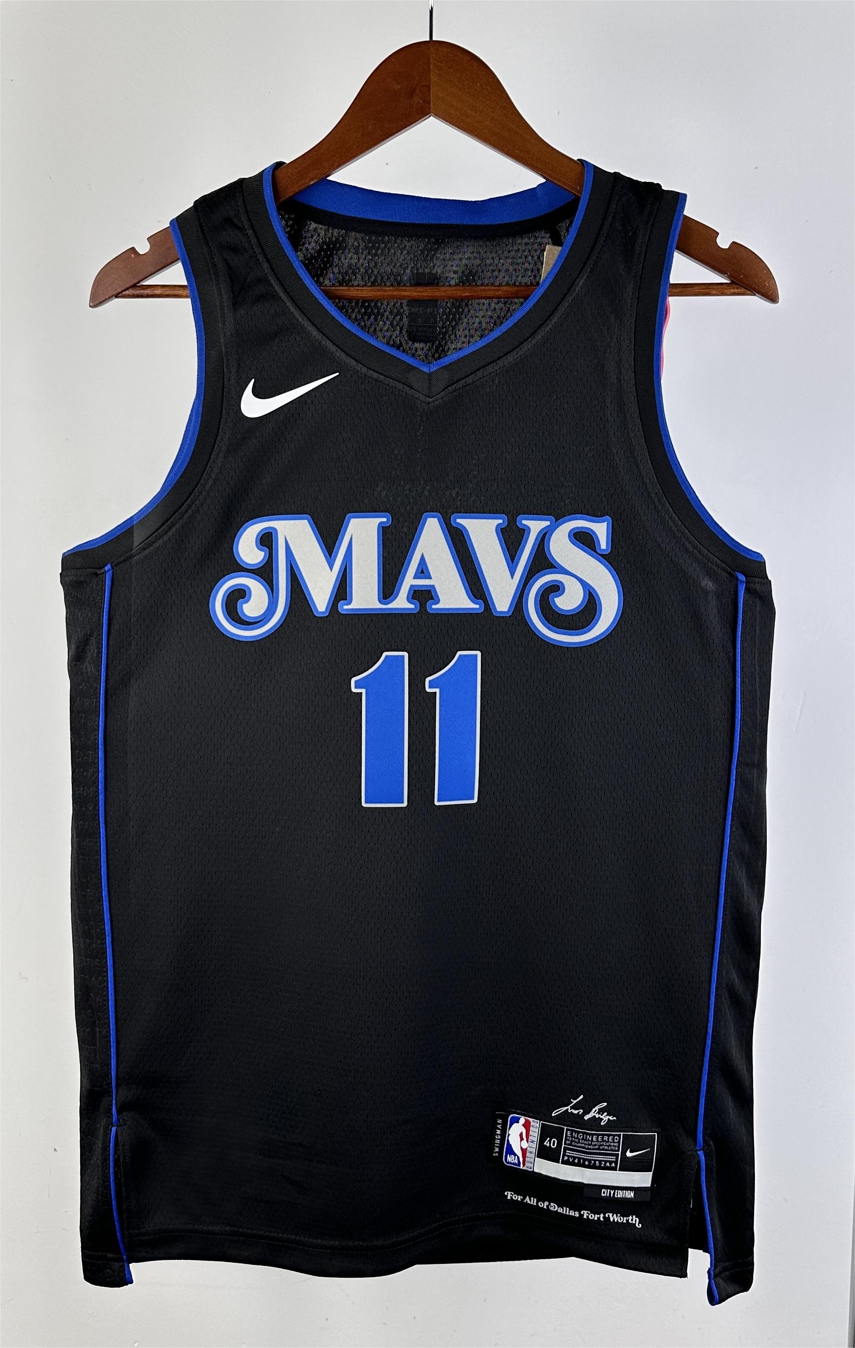 NBA Season 2024 Dallas Mavericks Black #11 IRVING Jersey High Quality Name and Number Print - leoleo123123