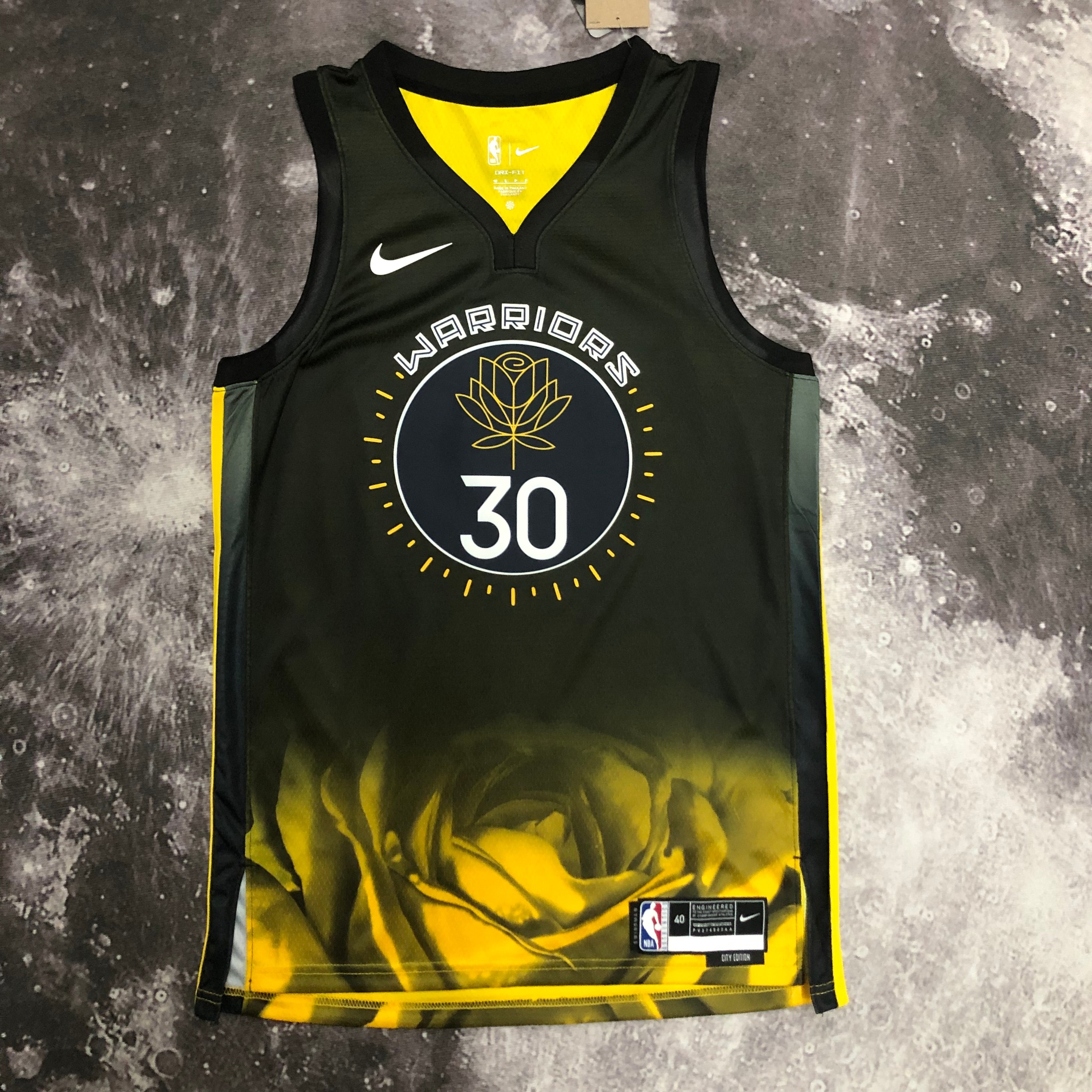 NBA Men Season 2023 Golden State Warriors Black #30 CURRY Jersey High Quality Name and Number Print - leoleo123123