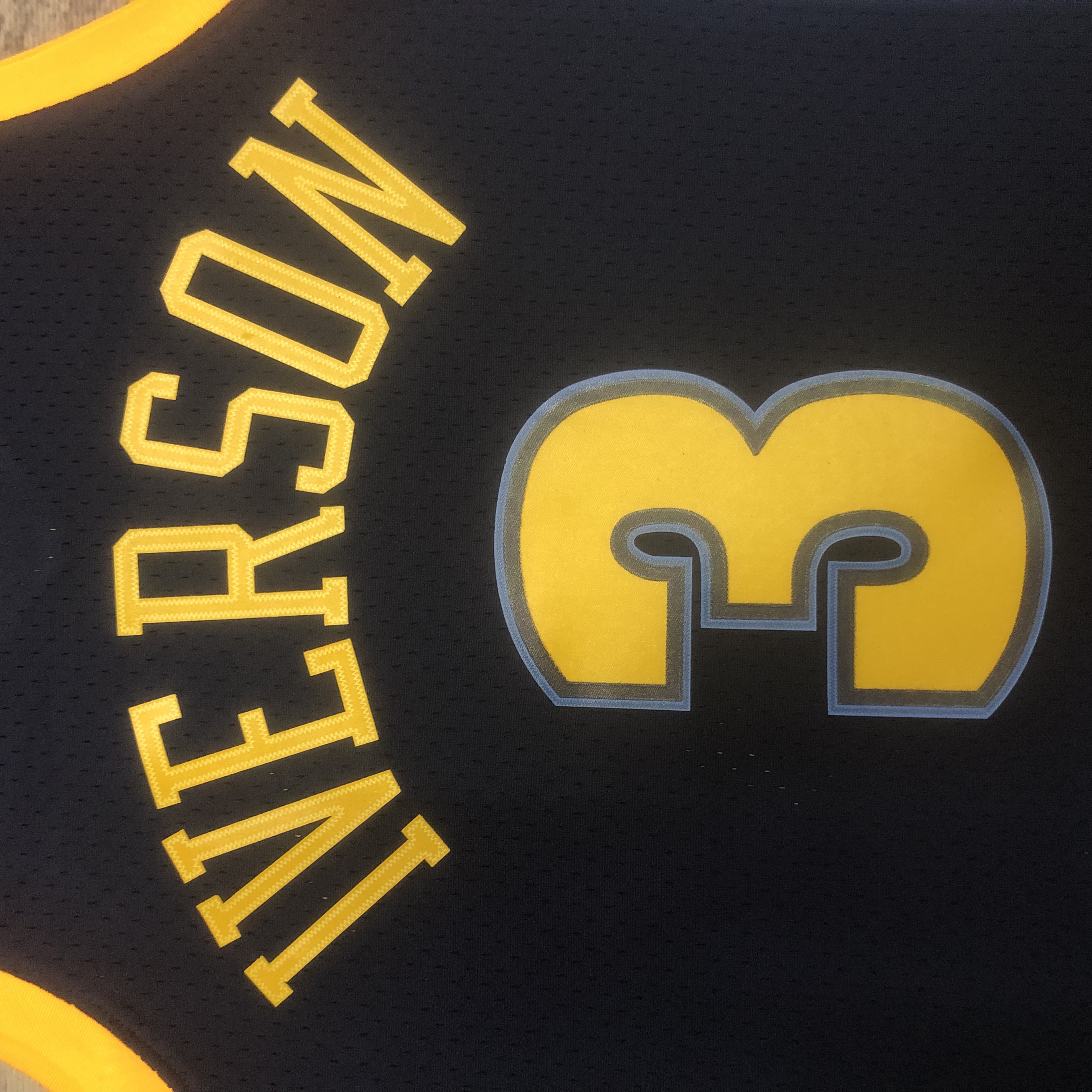 NBA Men Season 06-07 Denver Nuggets Dark Blue #3 IVERSON Jersey High Quality Name and Number Print - leoleo123123