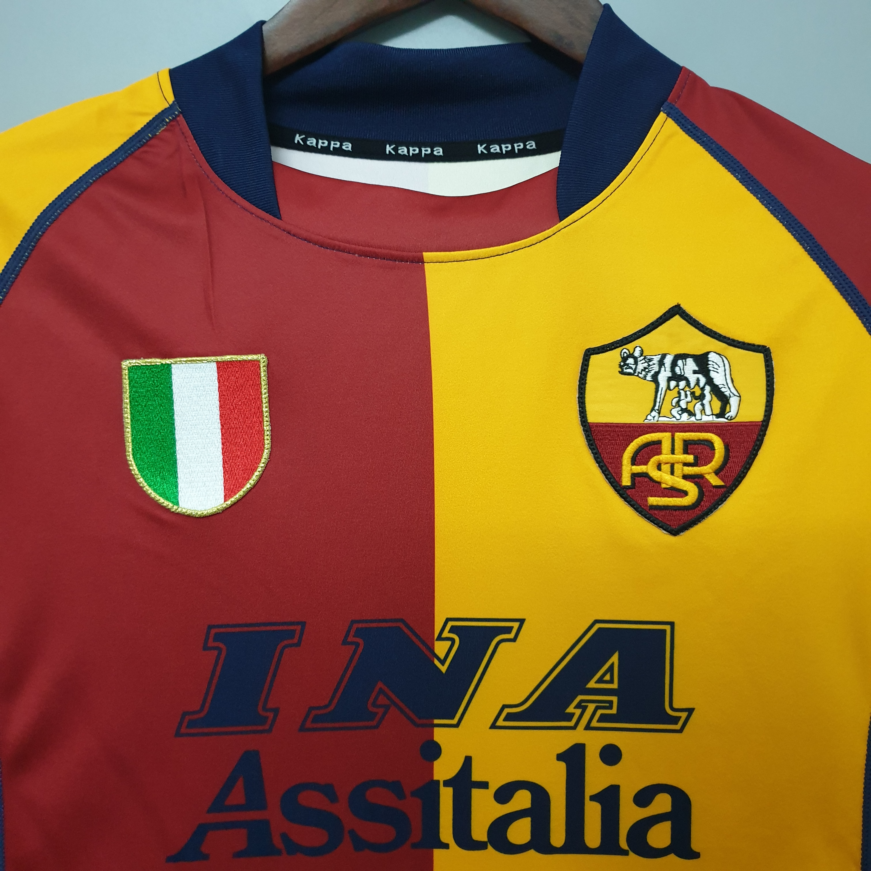 01/02 Roma Home Retro Jersey - leoleo123123