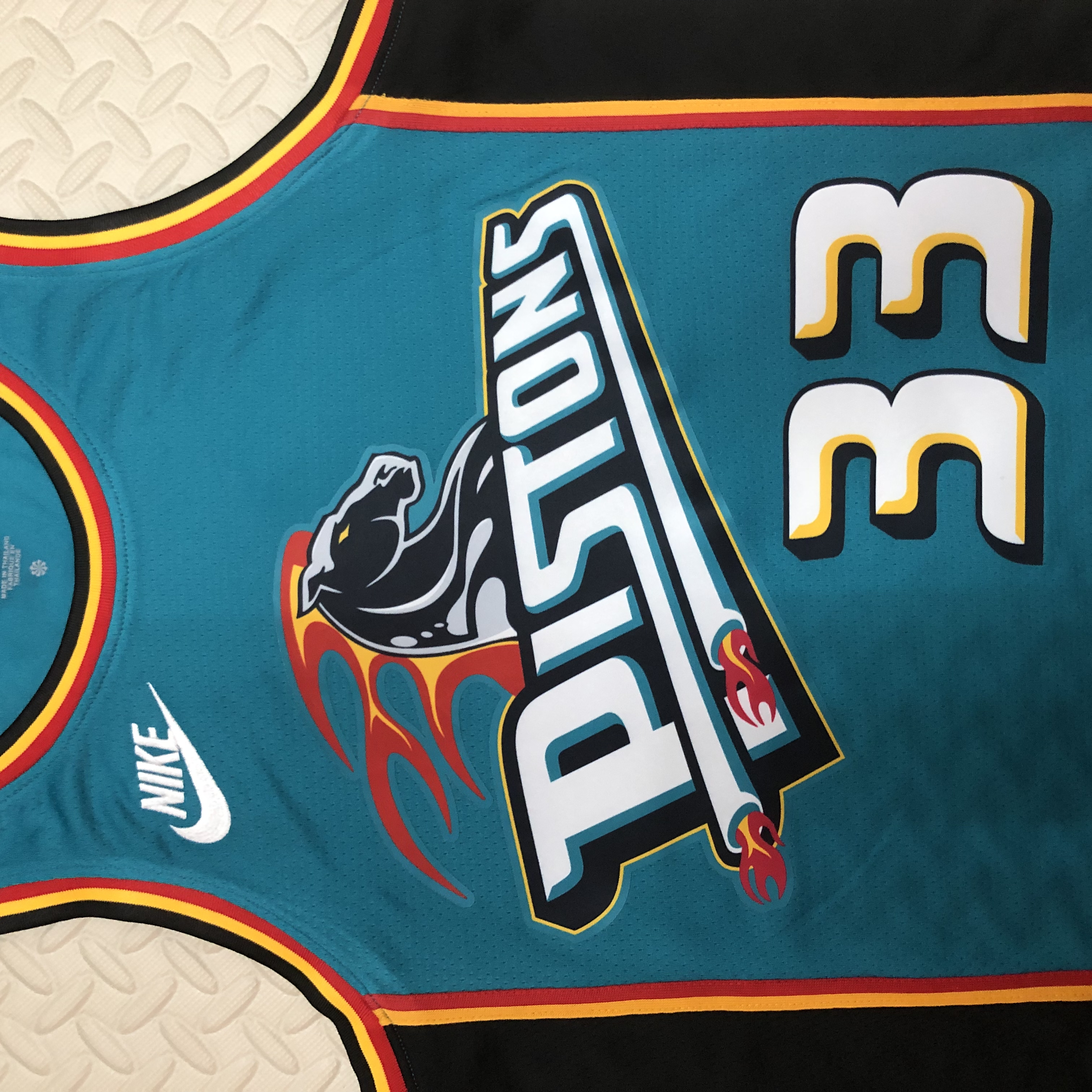 NBA Season 2023 Detroit Pistons Retro Green #33 HILL Jersey High Quality Name and Number Print - leoleo123123