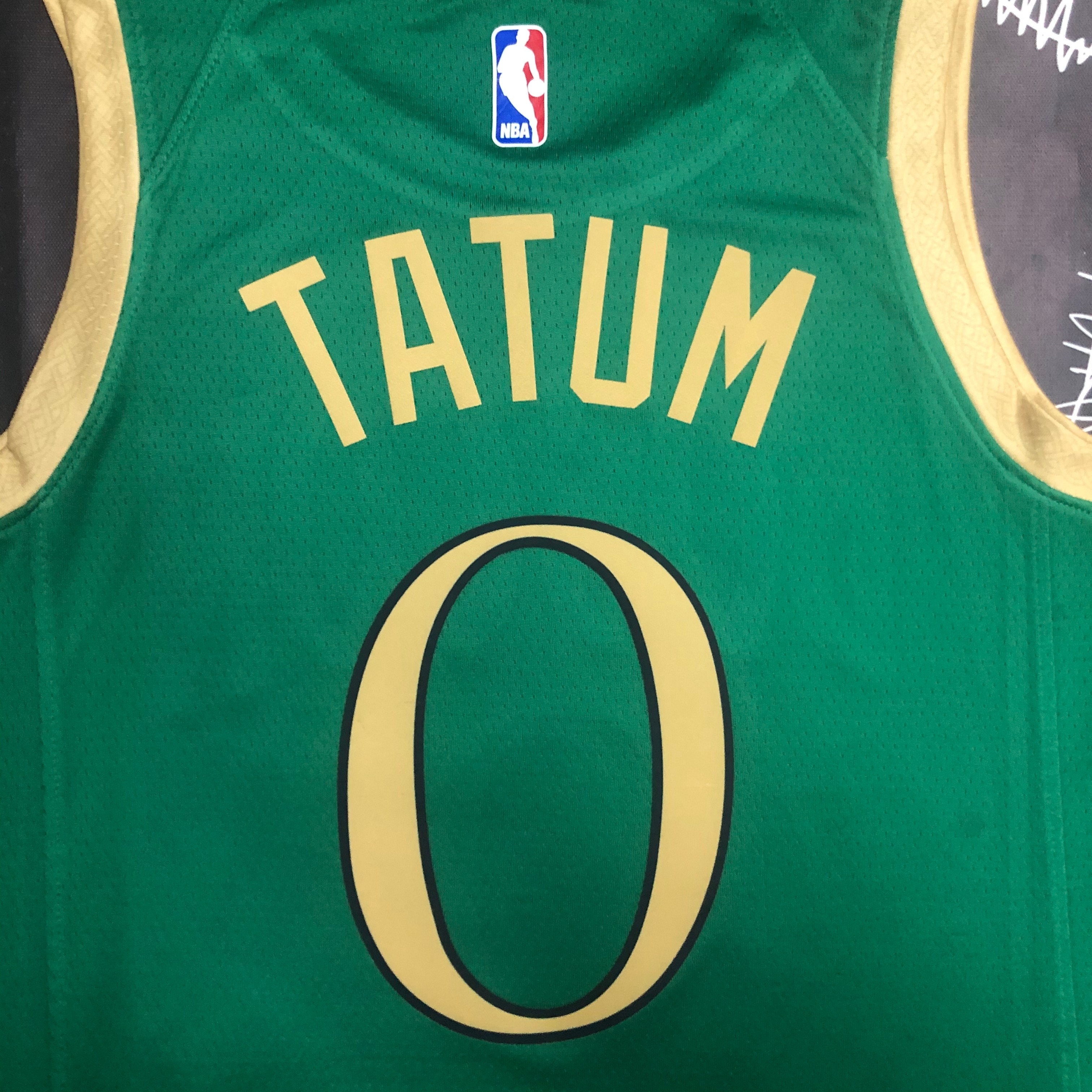NBA Men Season 2020 Boston Celtics Green #0 TATUM Jersey High Quality Name and Number Print - leoleo123123