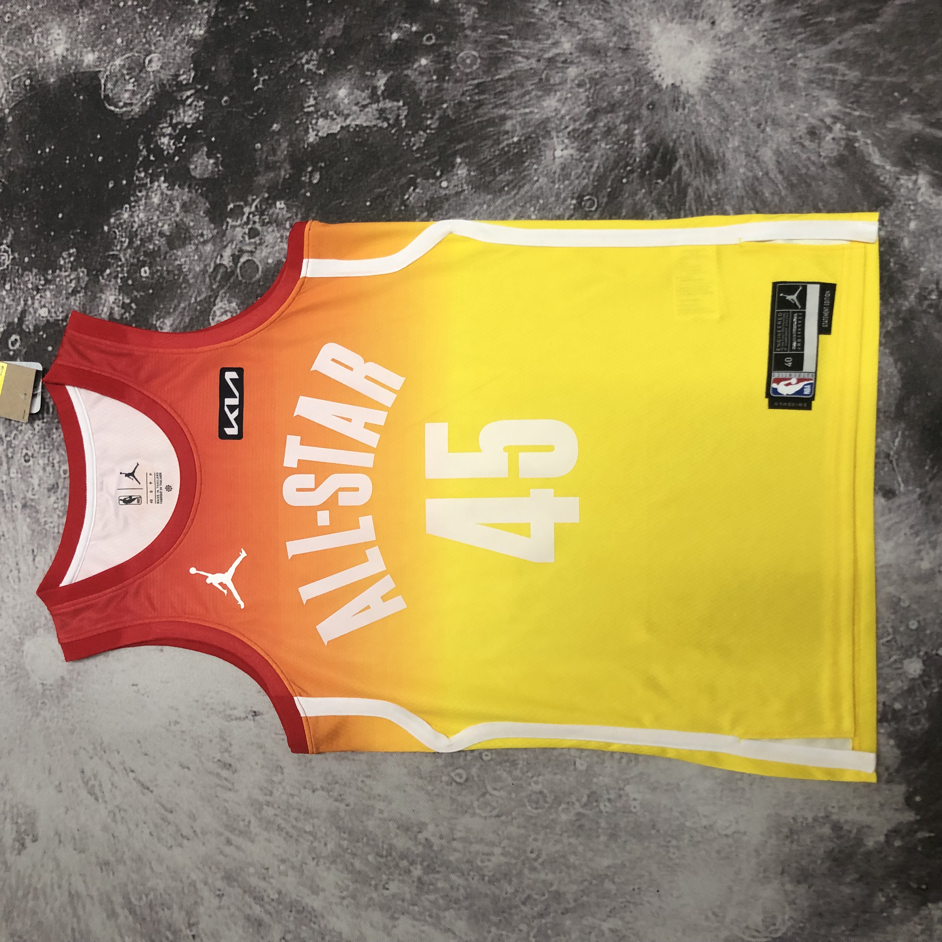 NBA Season 2023 Men Cleveland Cavaliers All Stars Yellow #45 MITCHELL Jersey High Quality Name and Number Print - leoleo123123