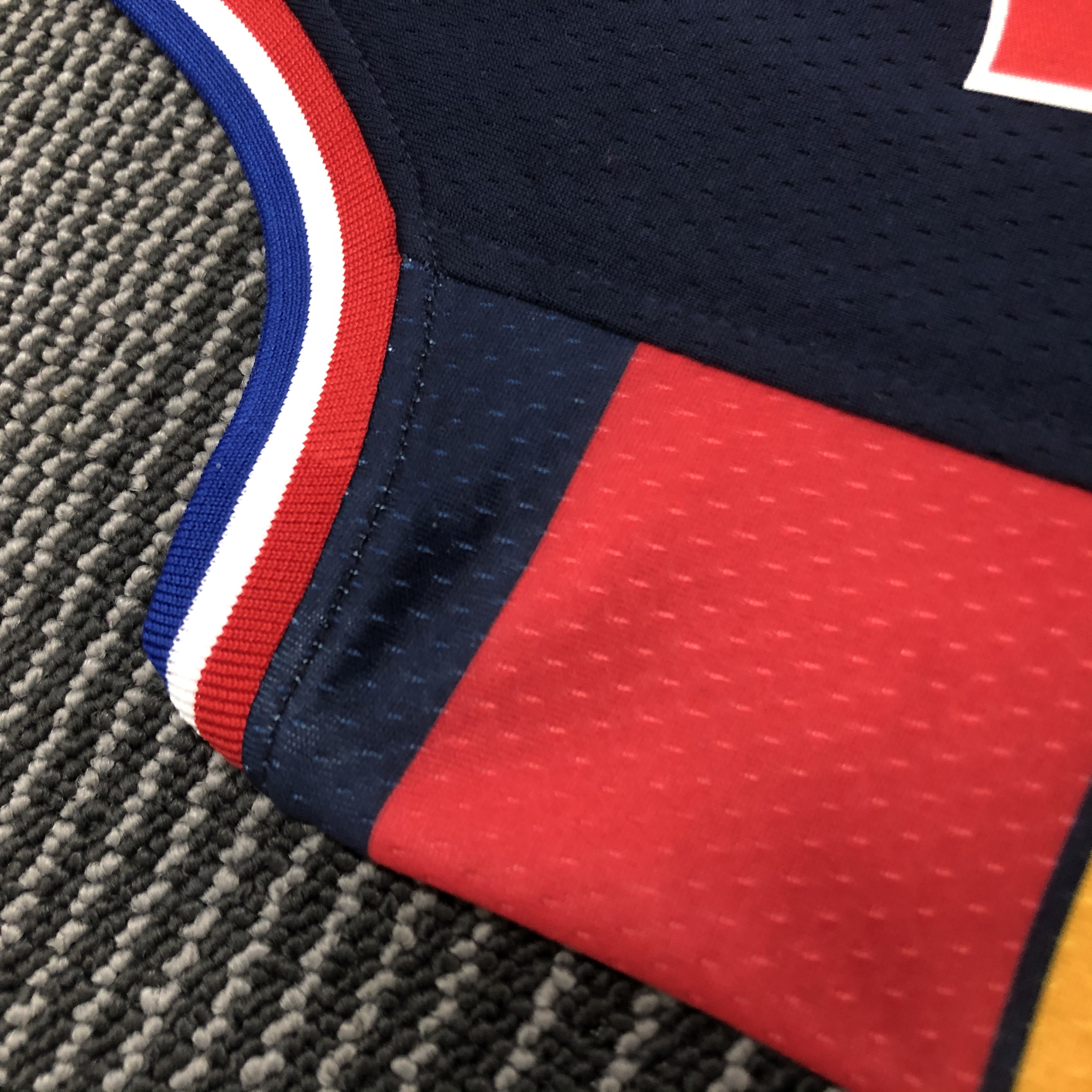 NBA Men 75th Anniversary Season 2022 Philadelphia 76ers Dark Blue #21 EMBIID Jersey High Quality Name and Number Print - leoleo123123