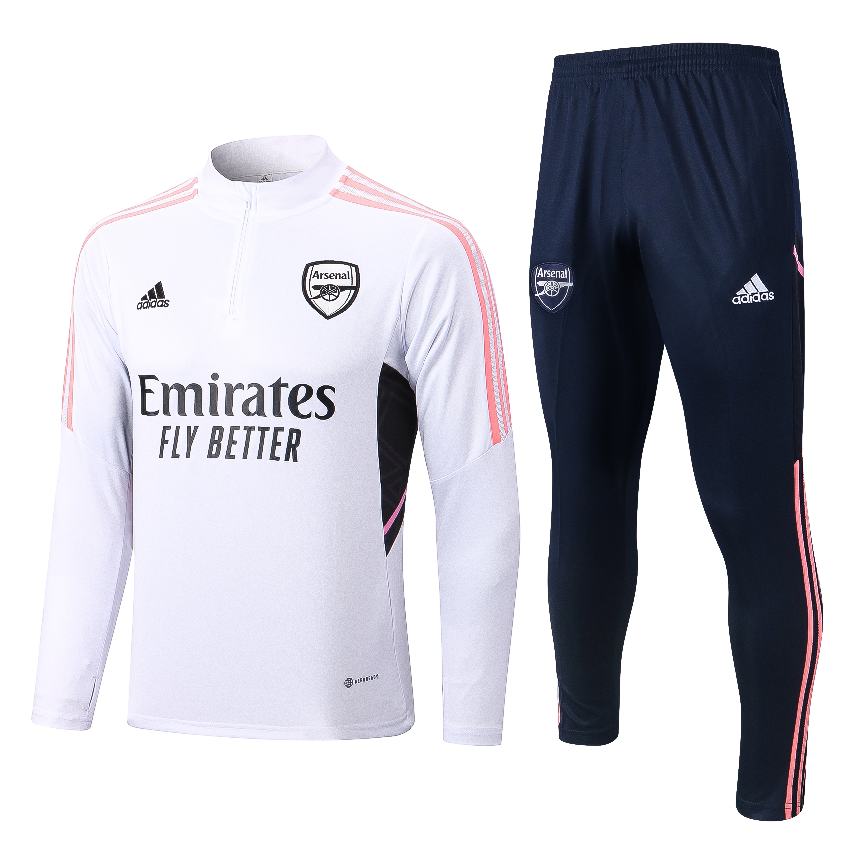 22-23 Arsenal White Sweater Tracksuit Thai Quality - leoleo123123
