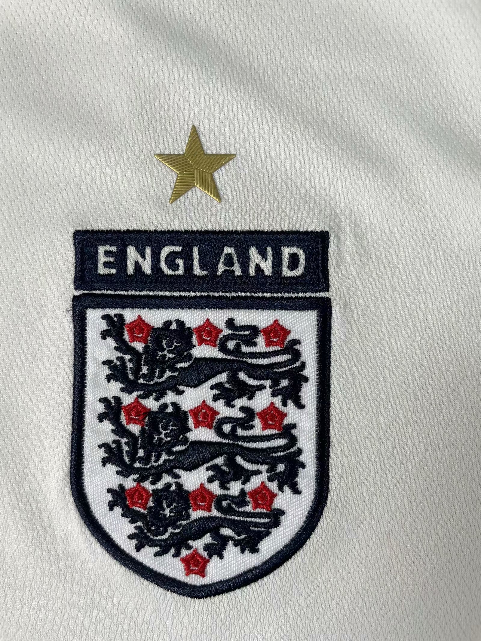 2006 England Home Retro Jersey - leoleo123123