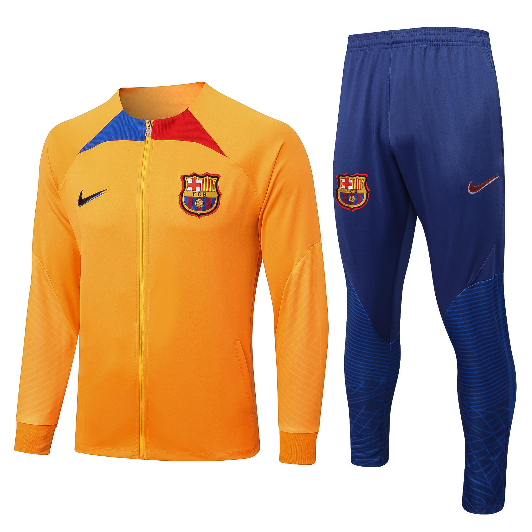 22-23 Barcelona Orange Jacket Tracksuit Thai Quality - leoleo123123