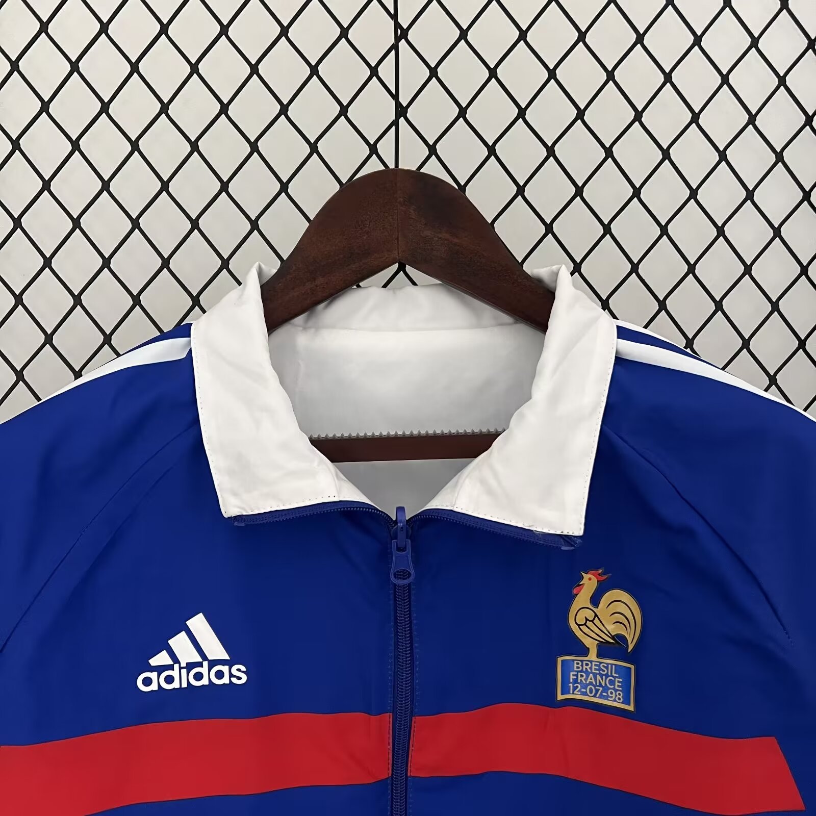 23/24 France Windbreaker Jacket two-sided Jacket Thai Quality - leoleo123123