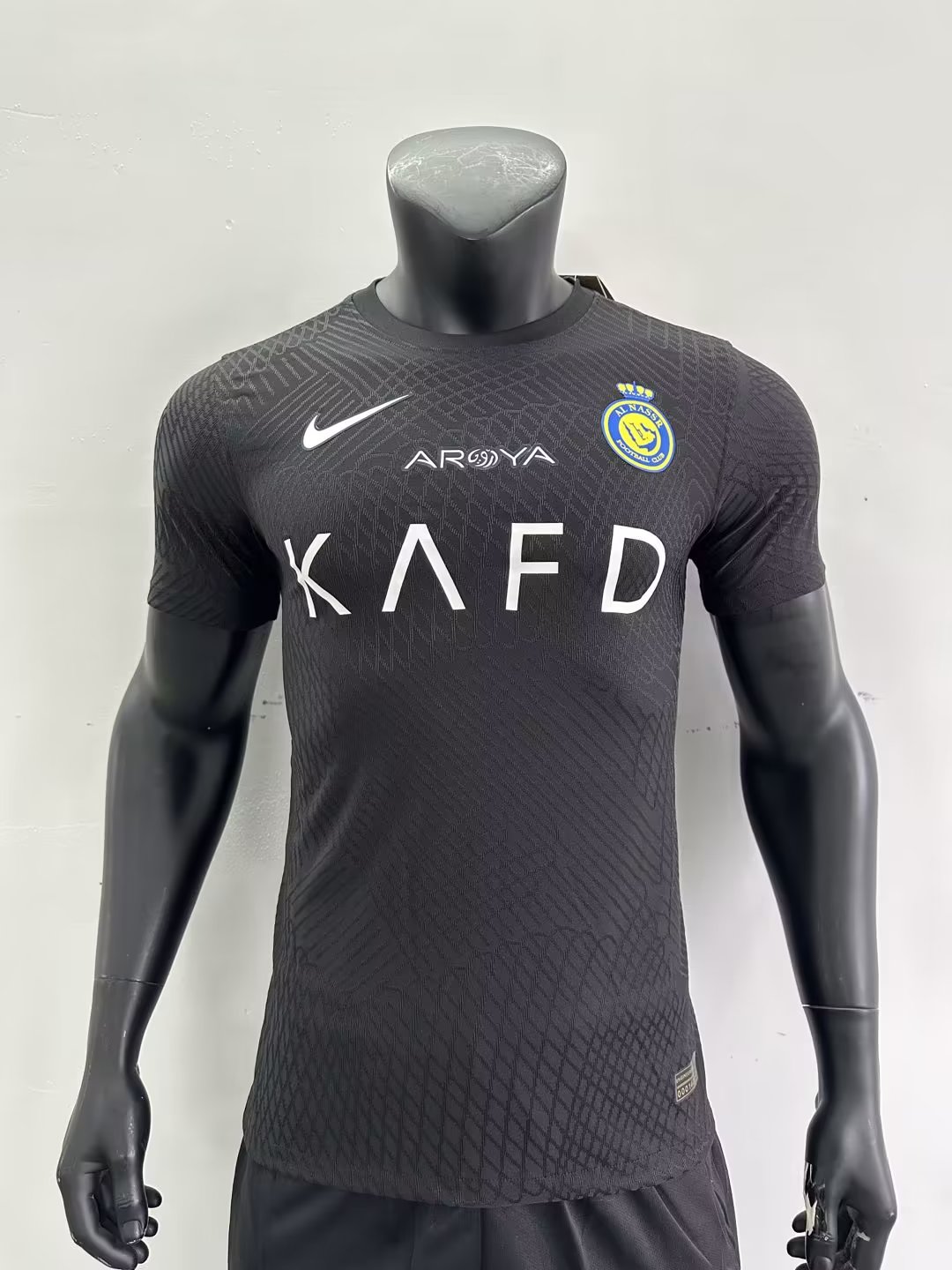 23/24 Al Nassr Black Player Version Soccer Jersey - leoleo123123