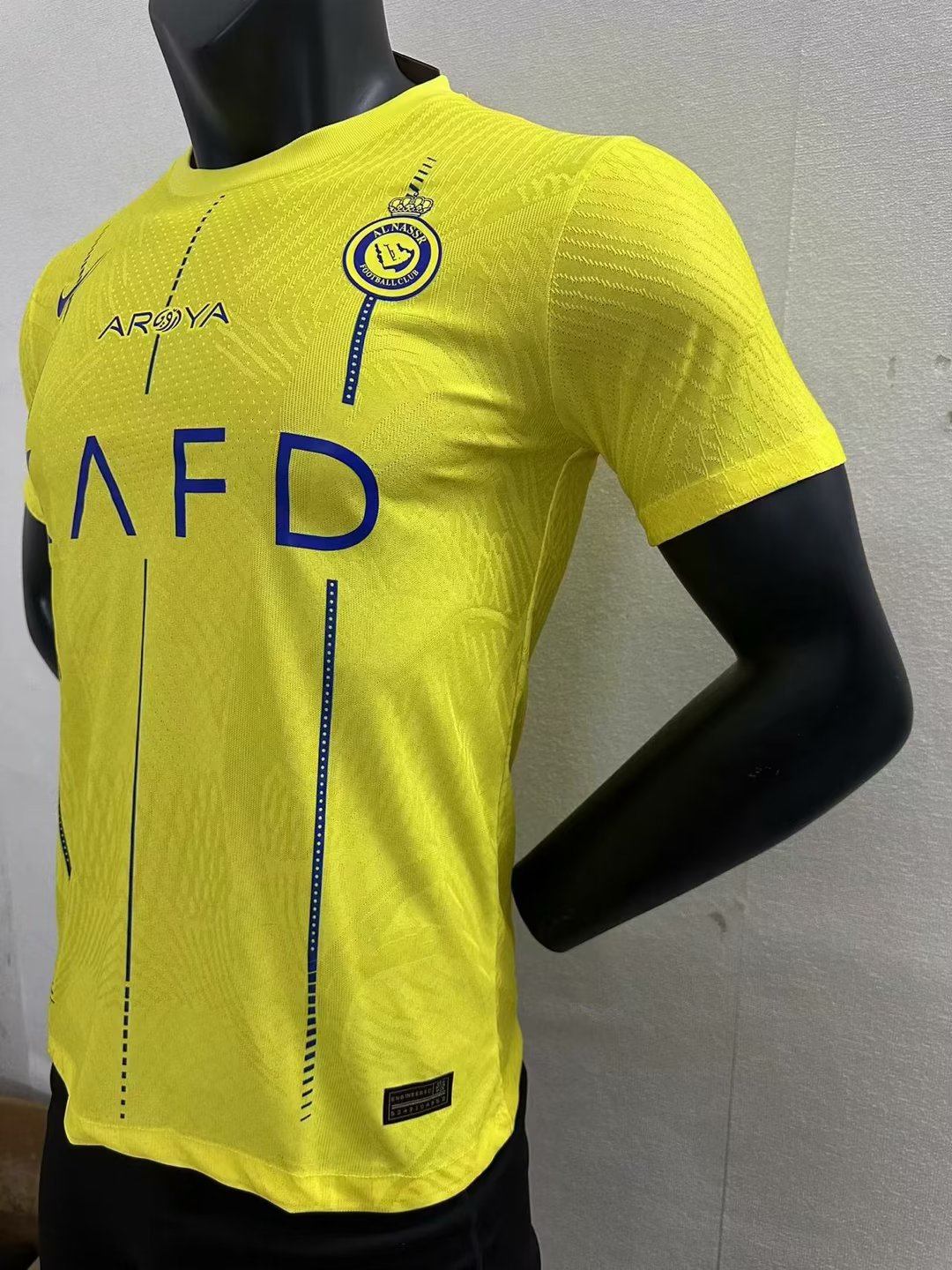 23/24 Al Nassr Home Player Version Soccer Jersey - leoleo123123