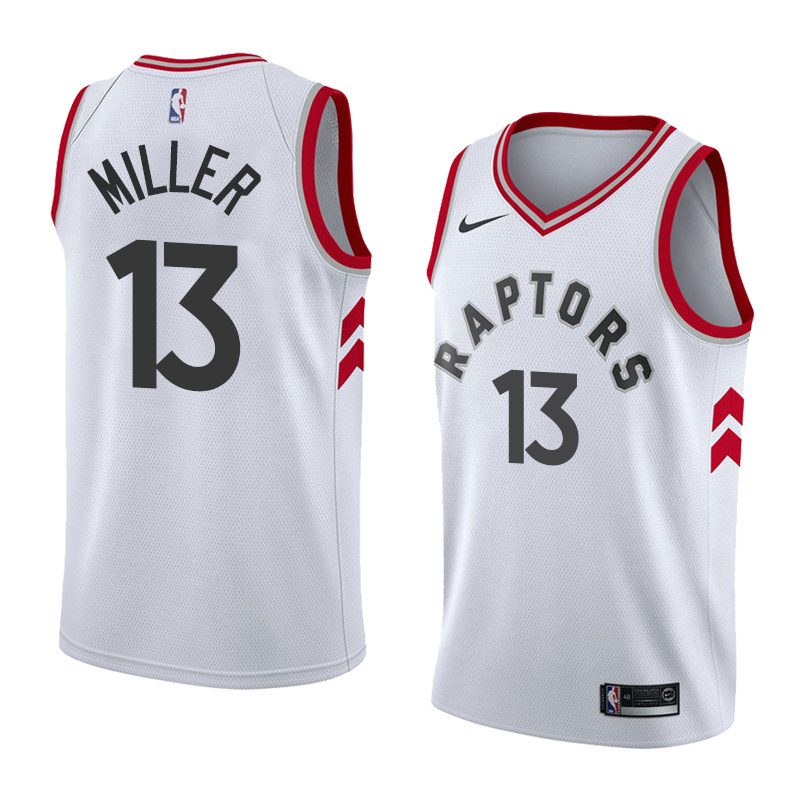 NBA Toronto Raptors #13 MILLER White Jersey High Quality Name and Number Print - leoleo123123
