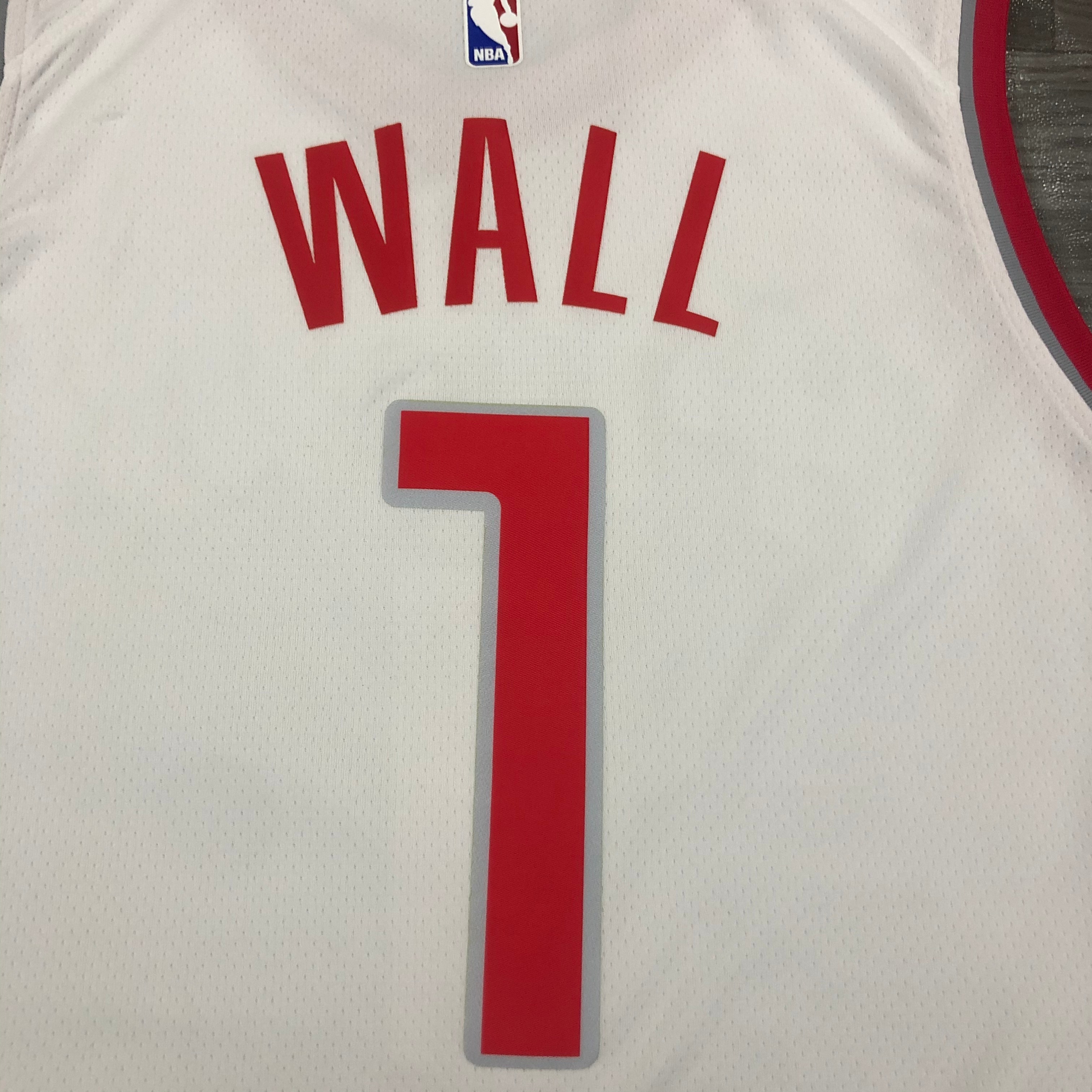 NBA Men Houston Rockets White City #1 WALL Jersey High Quality Name and Number Print - leoleo123123