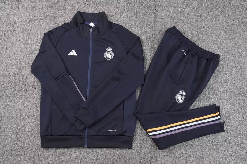 23/24Real Madrid Dark Blue Jacket Tracksuit Thai Quality - leoleo123123