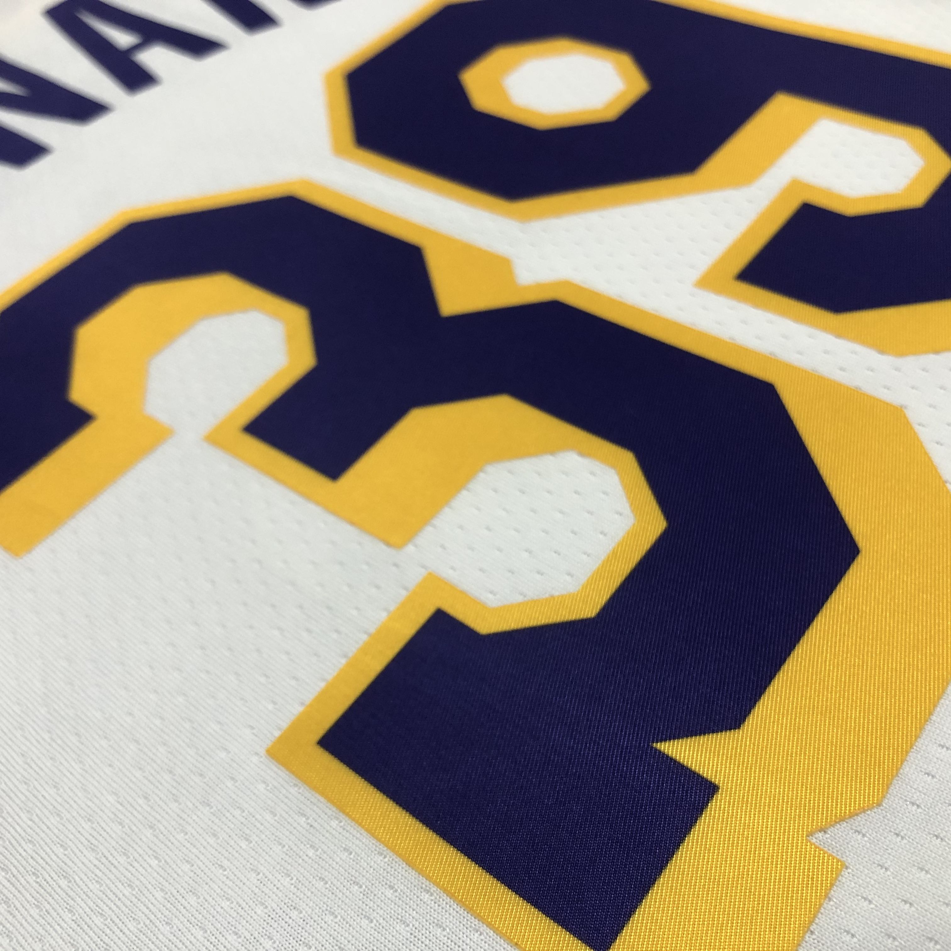 NBA 75th Anniversary Los Angeles Lakers White Round Neck #39 HOWARD Jersey High Quality Name and Number Print - leoleo123123