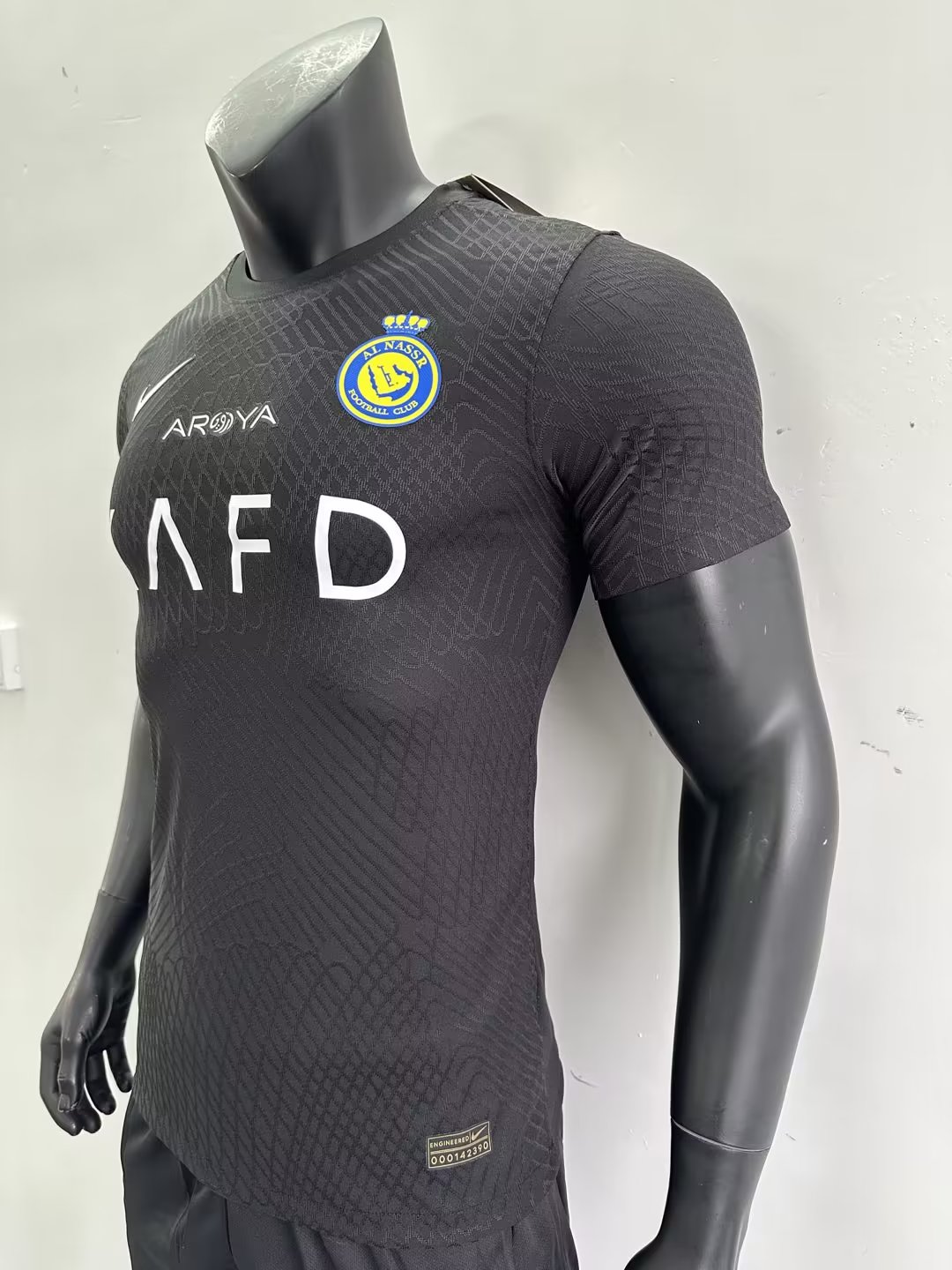 23/24 Al Nassr Black Player Version Soccer Jersey - leoleo123123