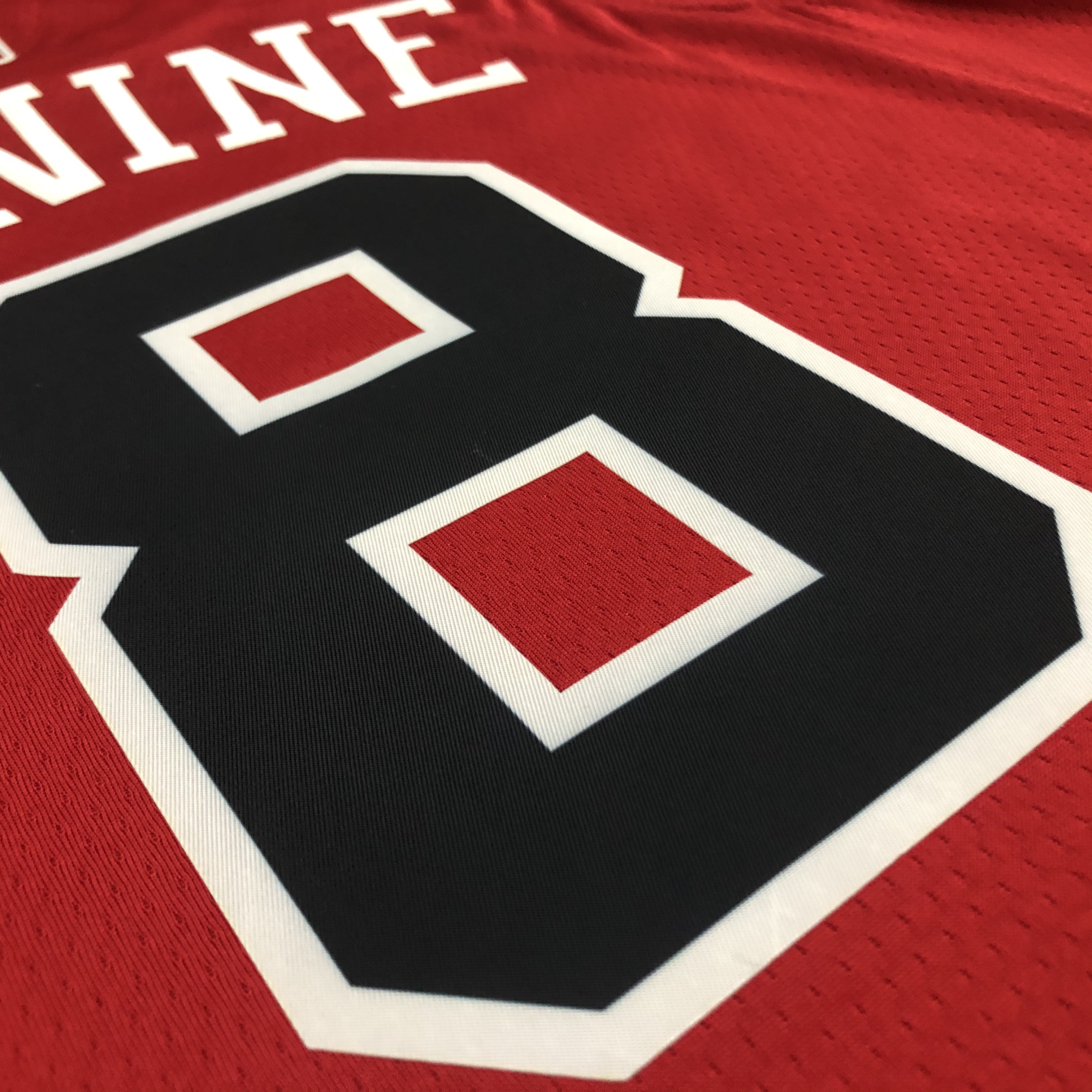 NBA Men 75th Anniversary Chicago Bulls Red #8 LAVINE Jersey High Quality Name and Number Print - leoleo123123