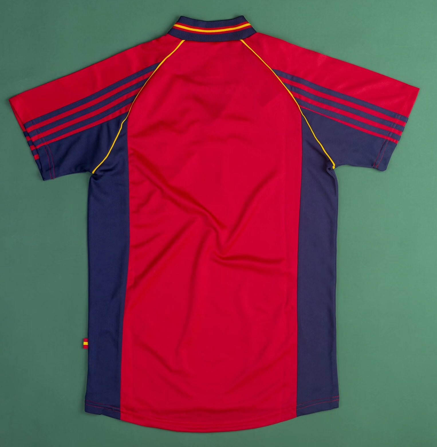 1998 Spain Home Fans Version Retro Jersey - leoleo123123